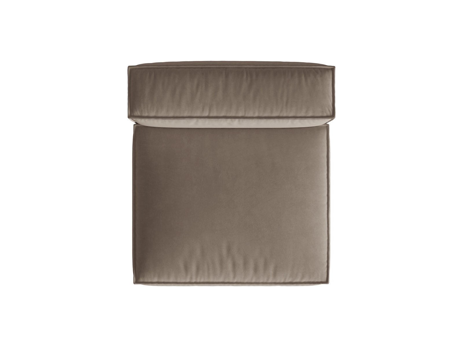 Velvet Modul Armless, "Nuria", 1 Seat, 100x110x72