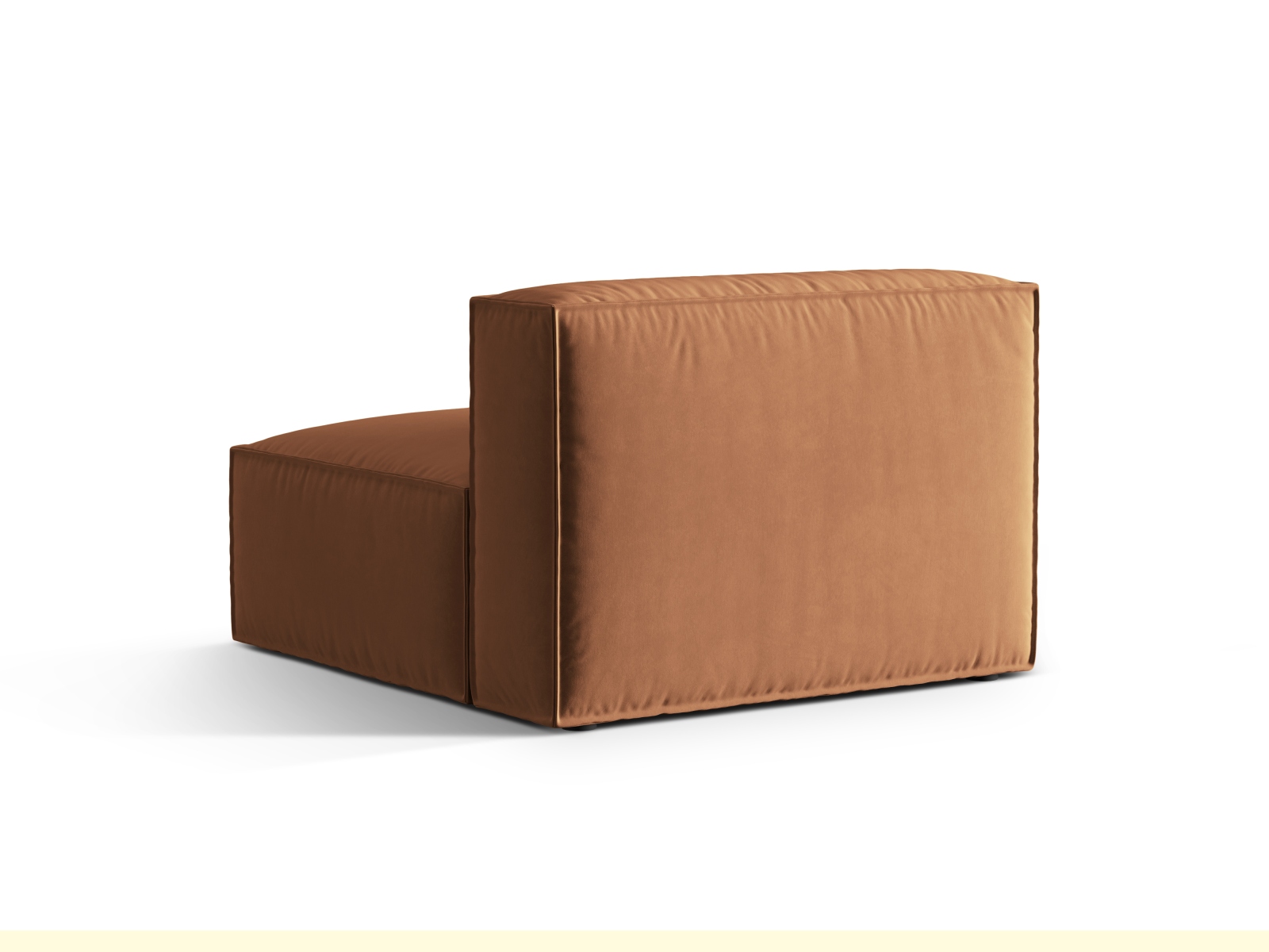 Velvet Modul Armless, "Nuria", 1 Seat, 100x110x72