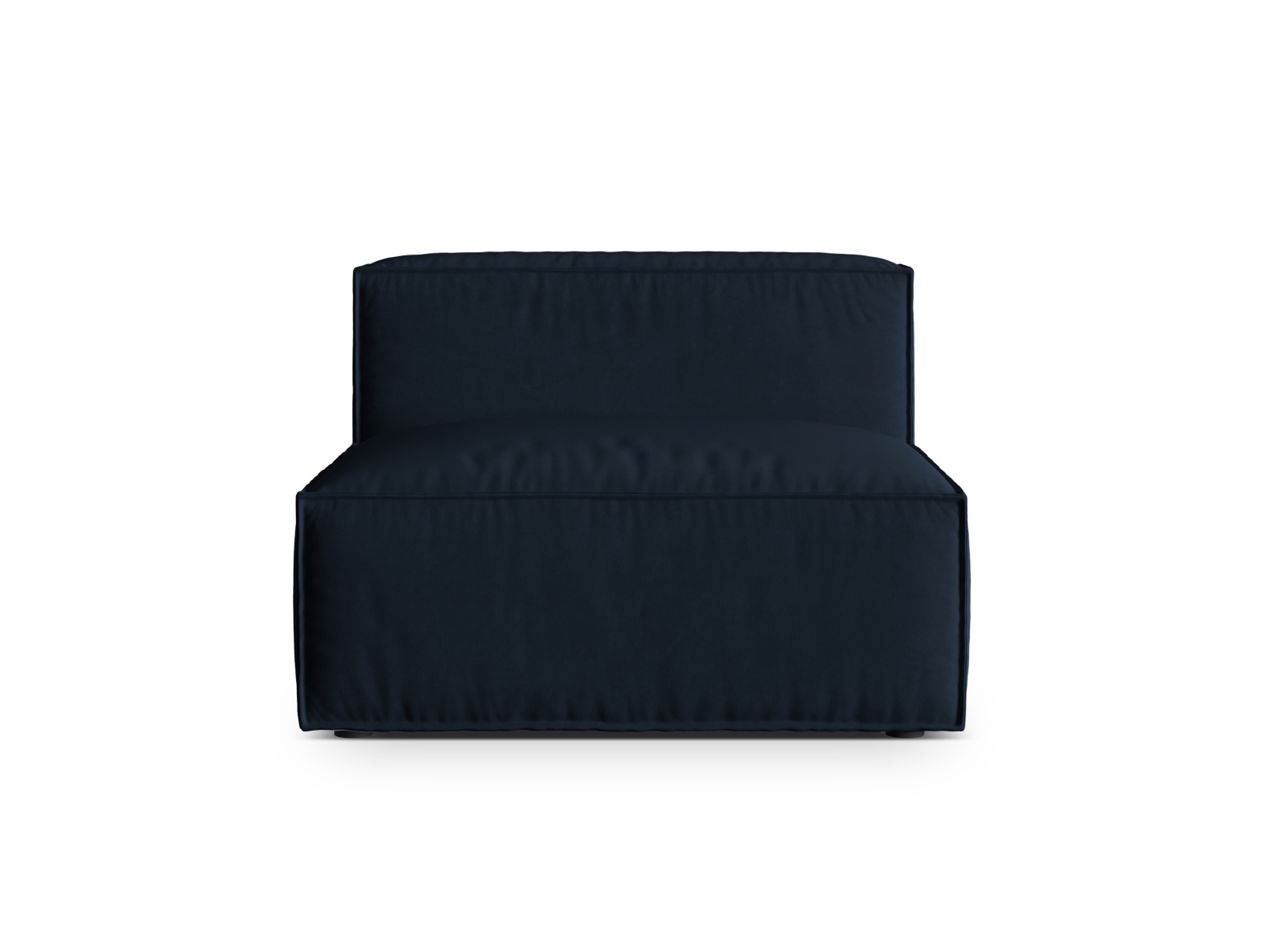 Velvet Modul Armless, "Nuria", 1 Seat, 100x110x72