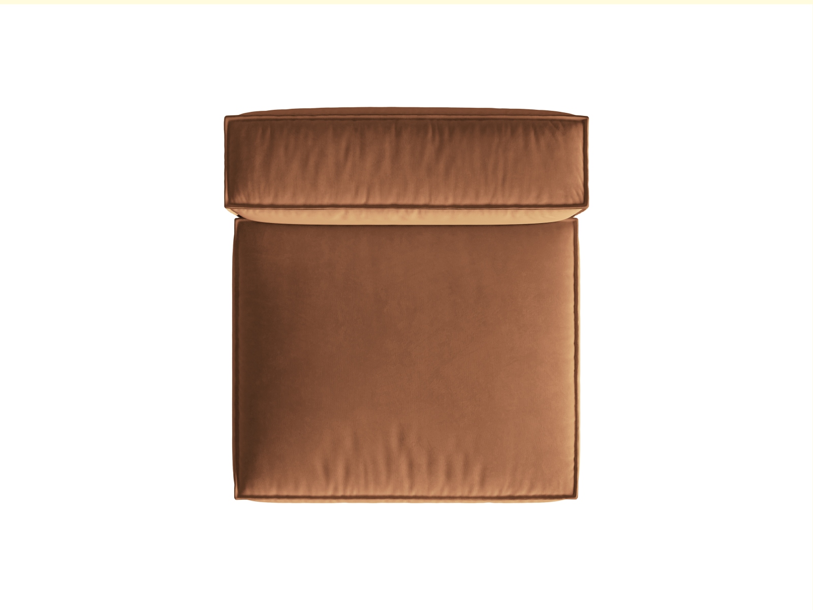 Velvet Modul Armless, "Nuria", 1 Seat, 100x110x72