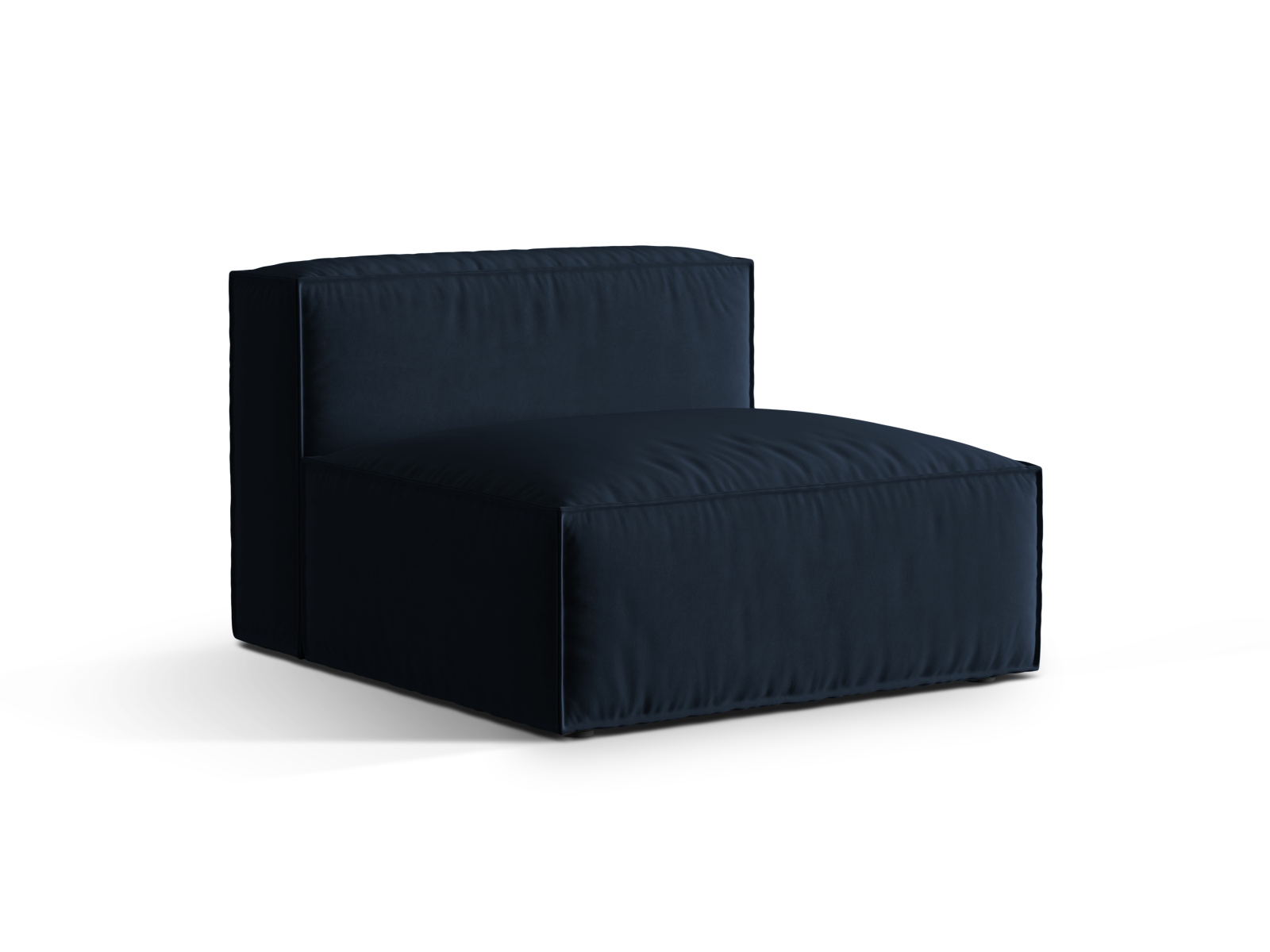 Velvet Modul Armless, "Nuria", 1 Seat, 100x110x72