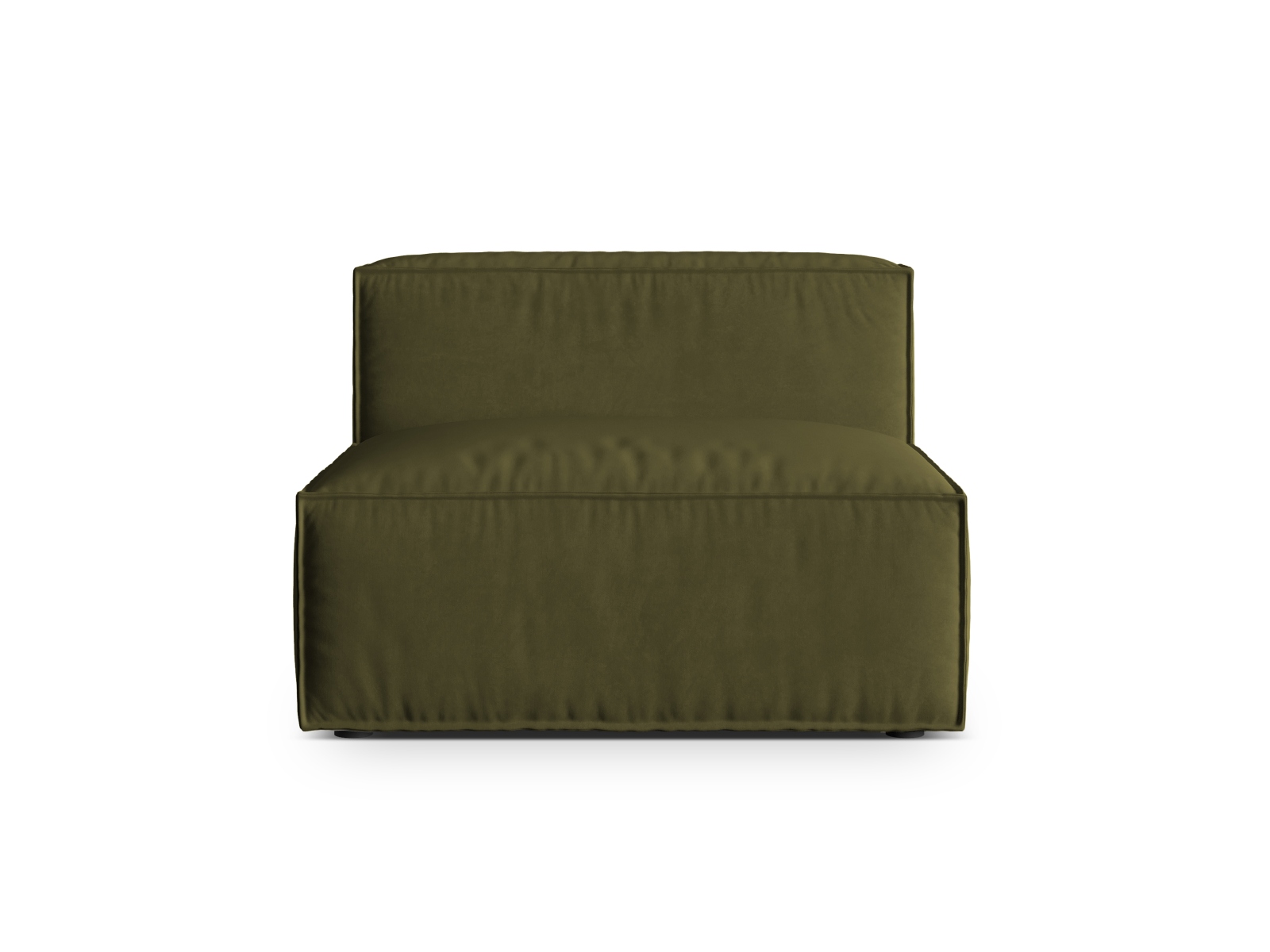 Velvet Modul Armless, "Nuria", 1 Seat, 100x110x72