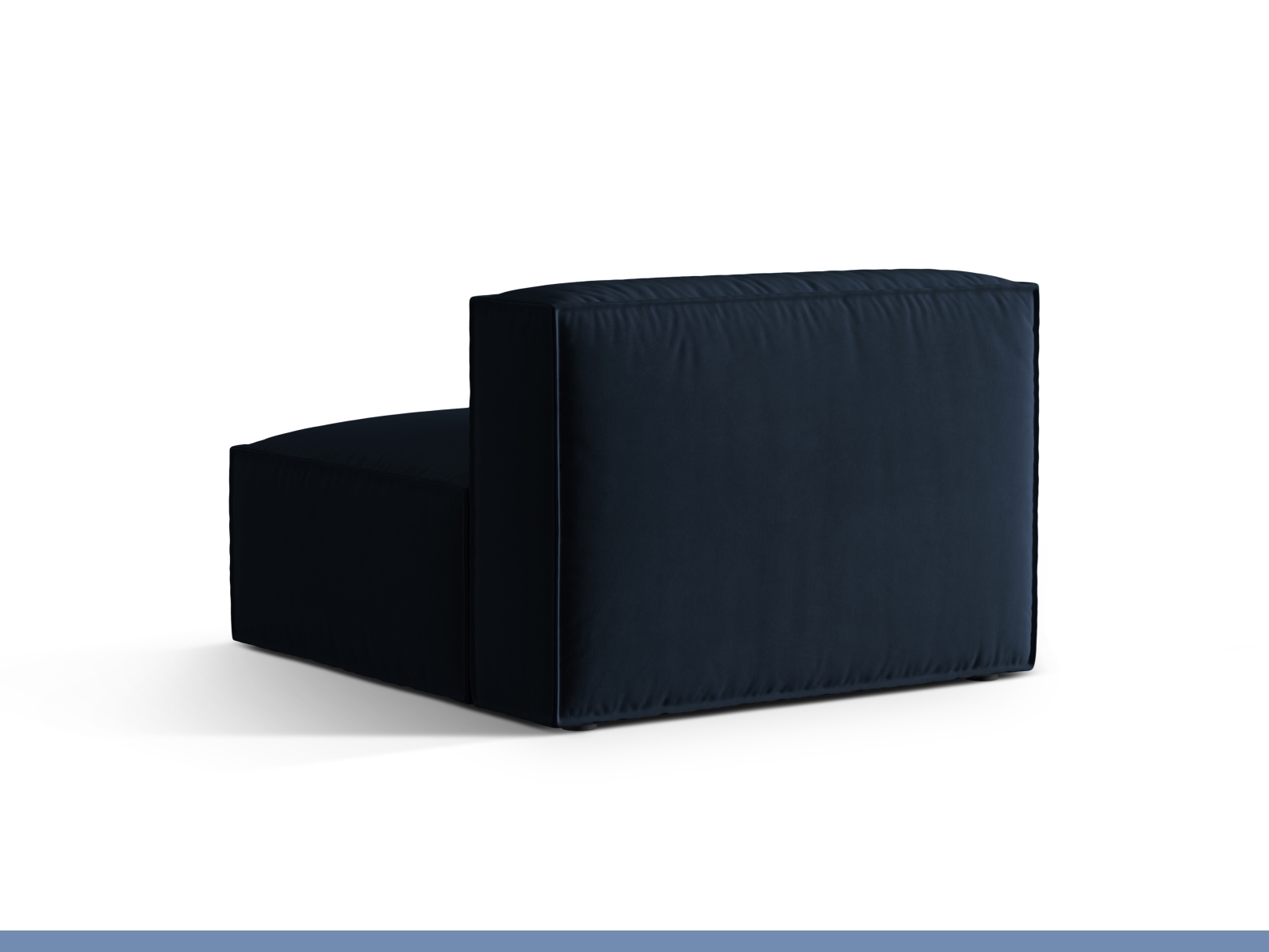 Velvet Modul Armless, "Nuria", 1 Seat, 100x110x72