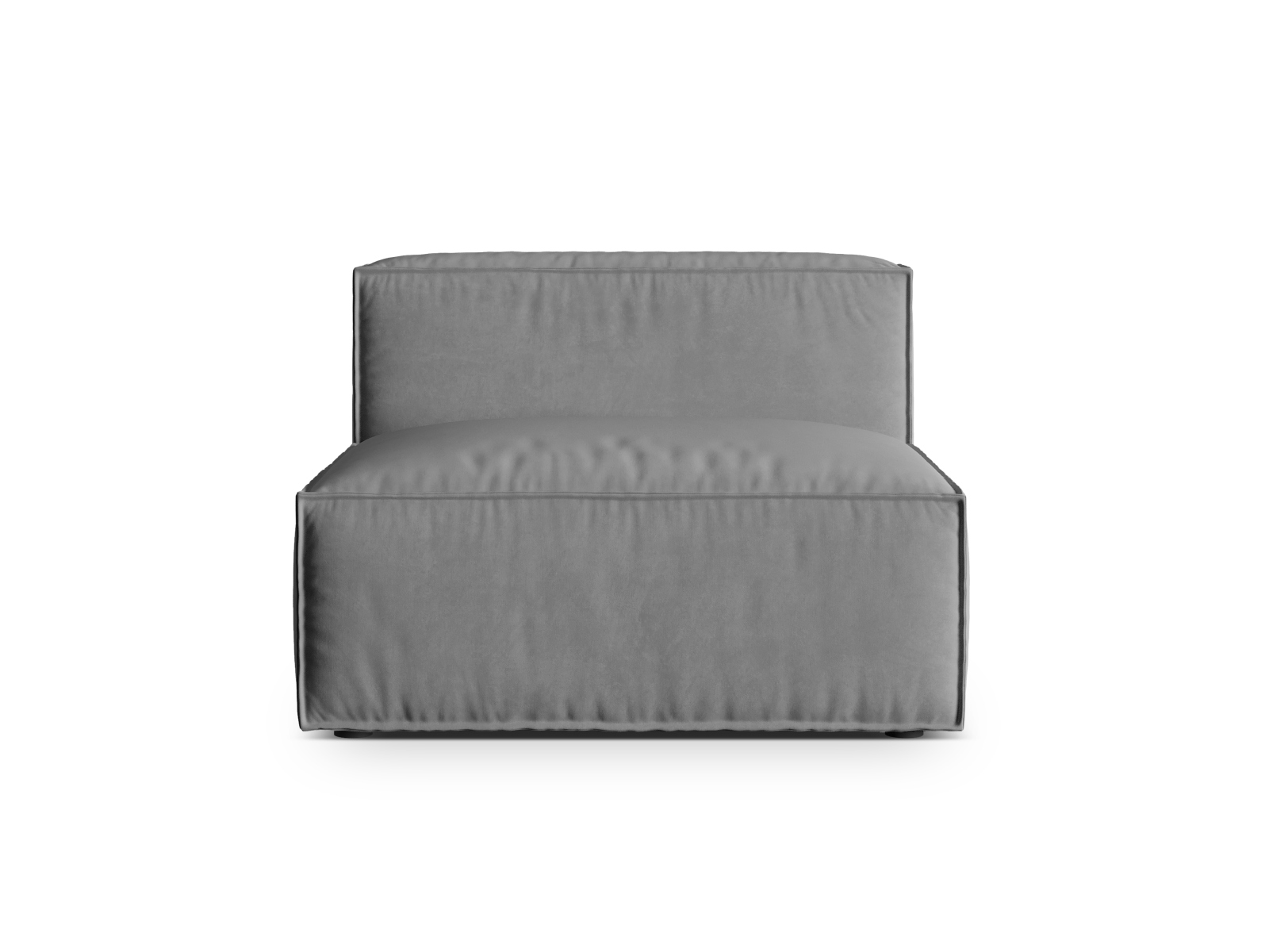 Velvet Modul Armless, "Nuria", 1 Seat, 100x110x72