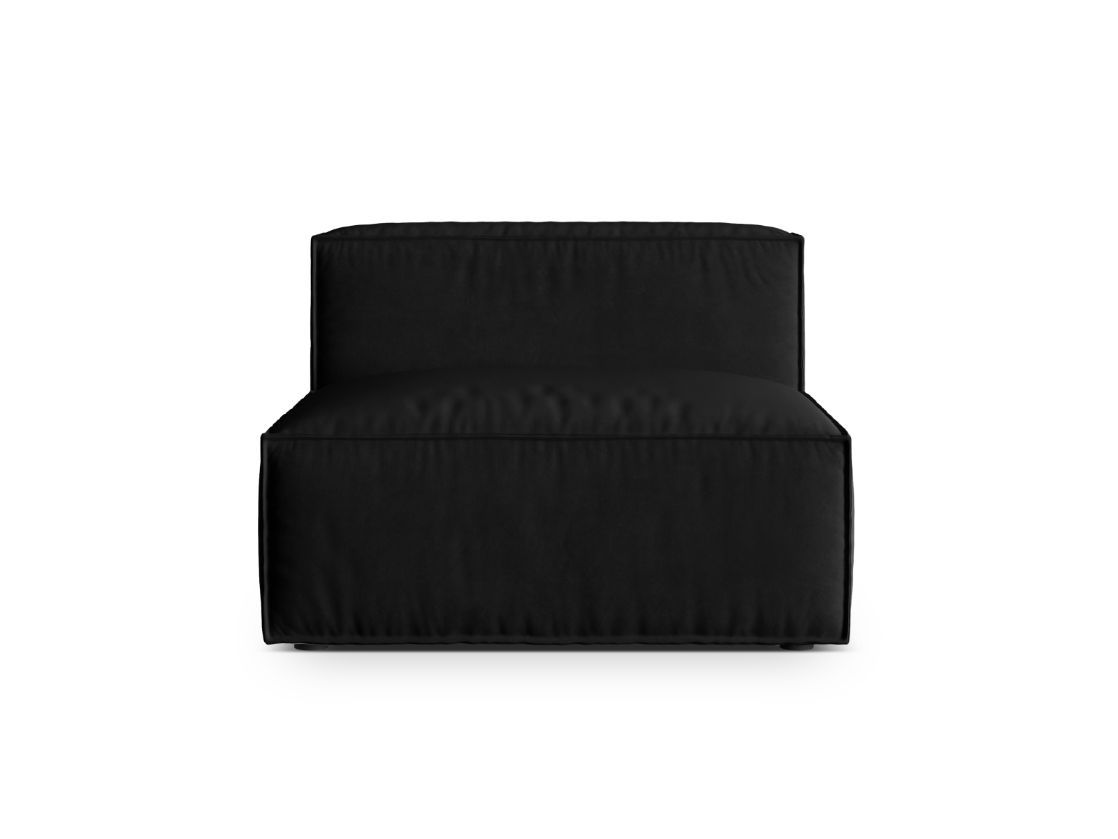 Velvet Modul Armless, "Nuria", 1 Seat, 100x110x72
