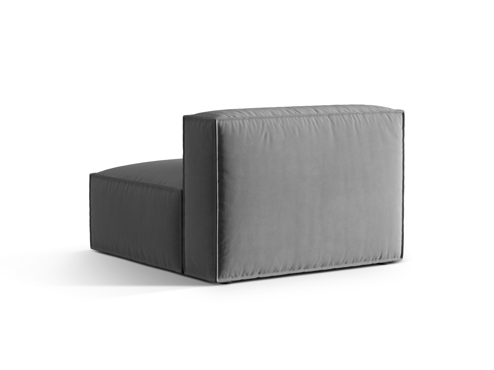 Velvet Modul Armless, "Nuria", 1 Seat, 100x110x72