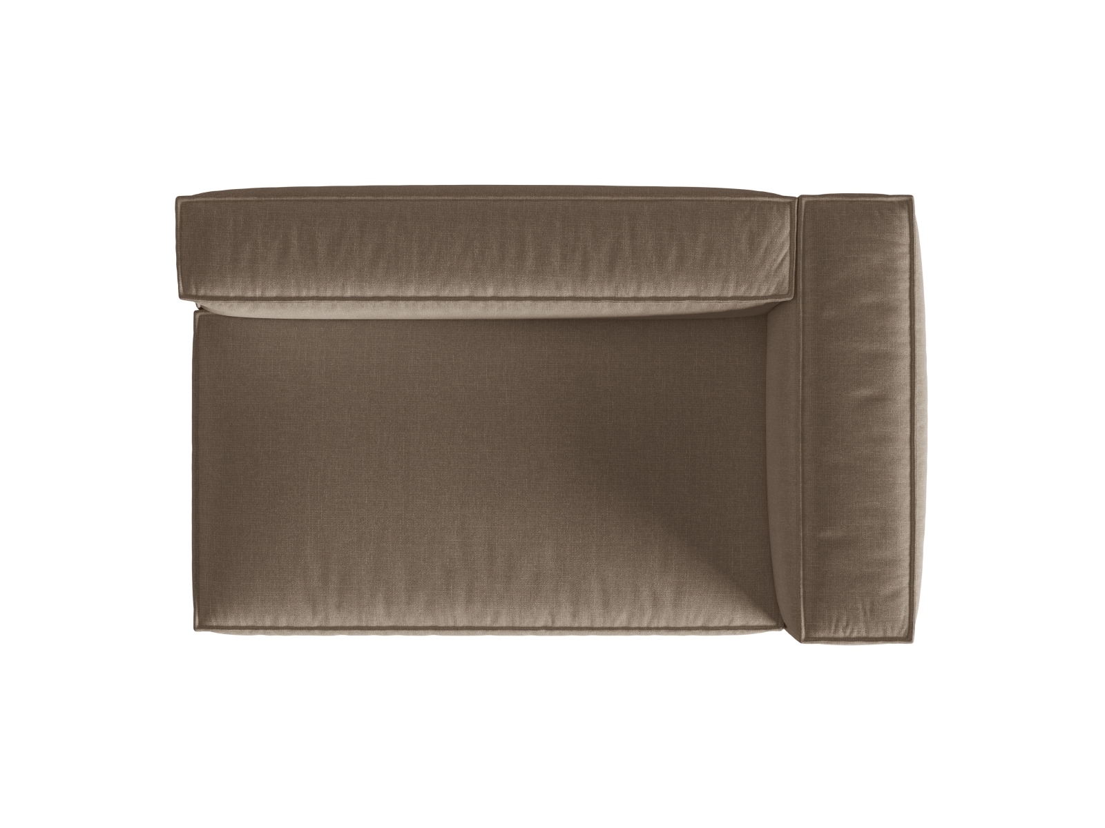 Right Modular Sofa, "Nuria", 3 Seats, 185x110x72