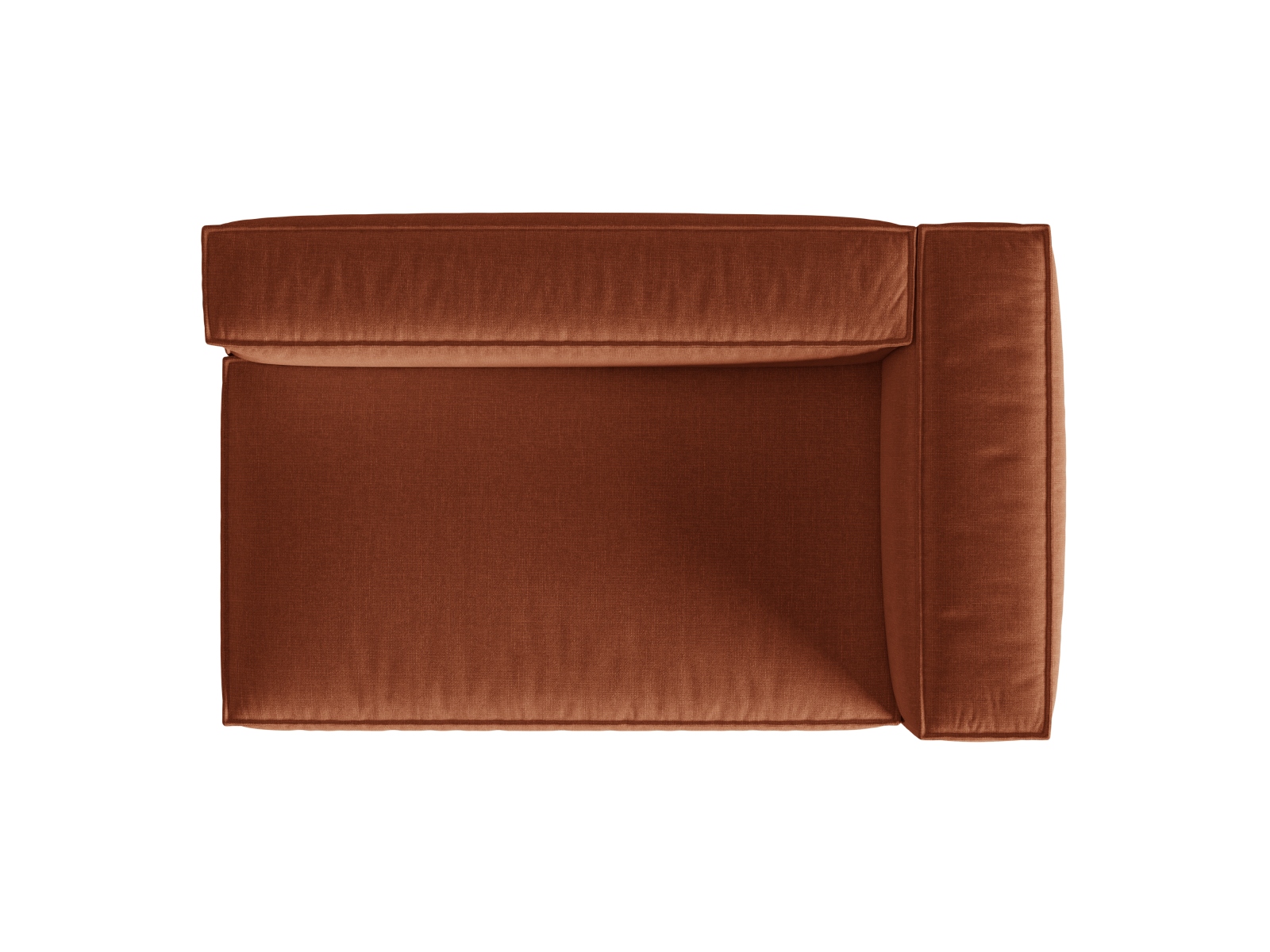 Right Modular Sofa, "Nuria", 3 Seats, 185x110x72