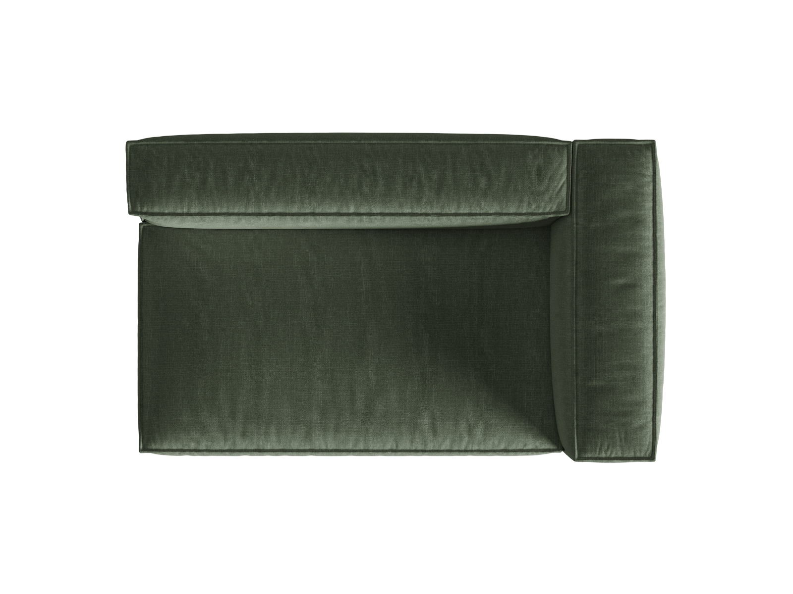 Right Modular Sofa, "Nuria", 3 Seats, 185x110x72