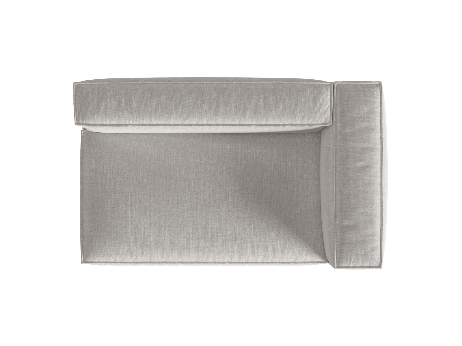 Right Modular Sofa, "Nuria", 3 Seats, 185x110x72