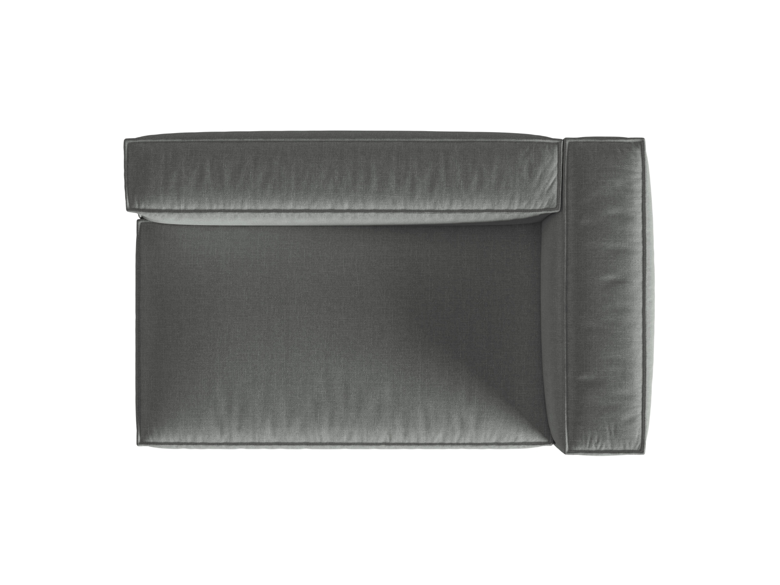 Right Modular Sofa, "Nuria", 3 Seats, 185x110x72