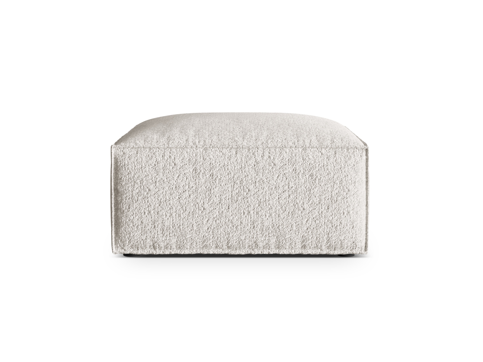 Boucle Pouf, "Nuria", 1 Seat, 85x85x45