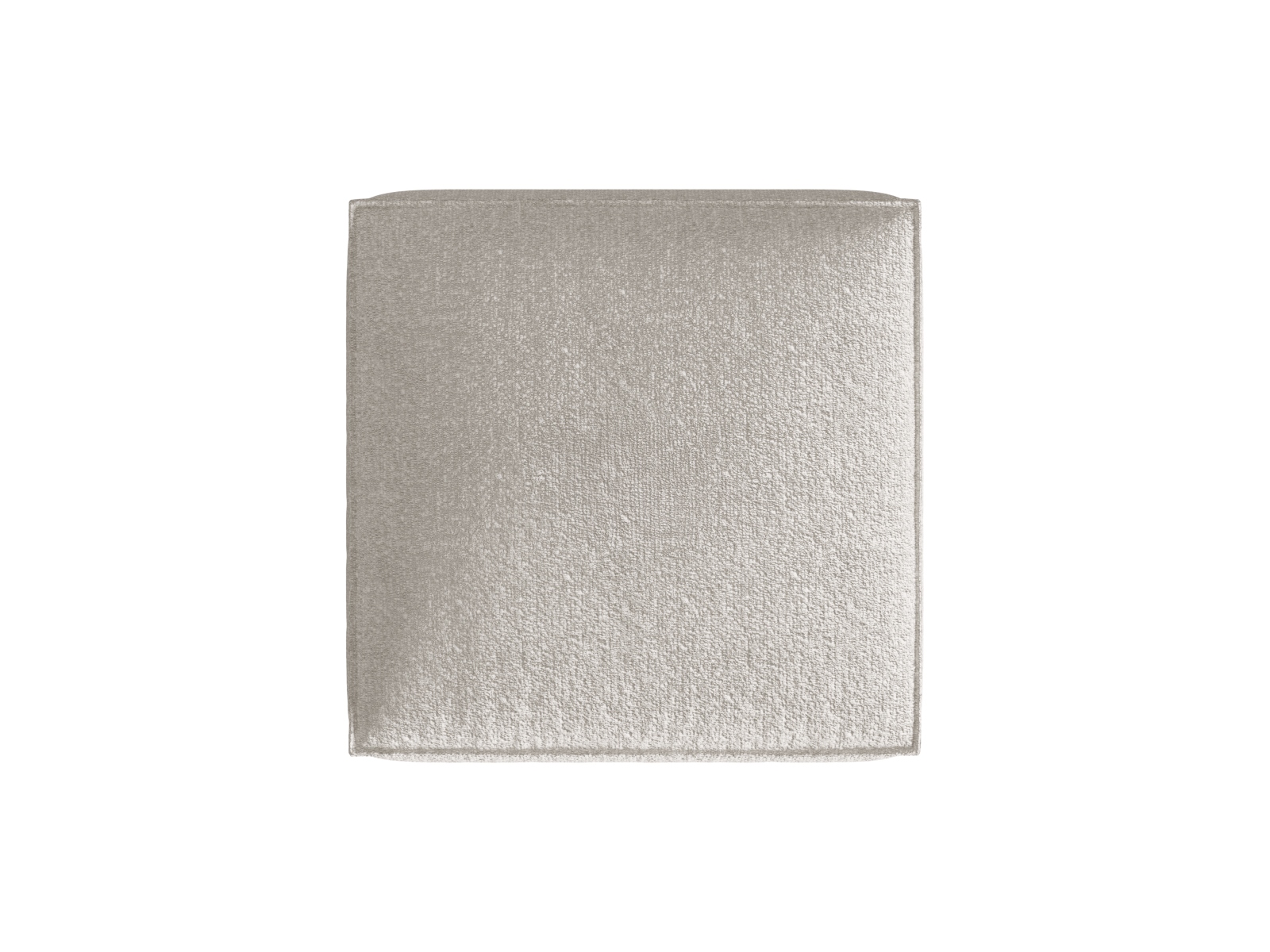 Boucle Pouf, "Nuria", 1 Seat, 85x85x45