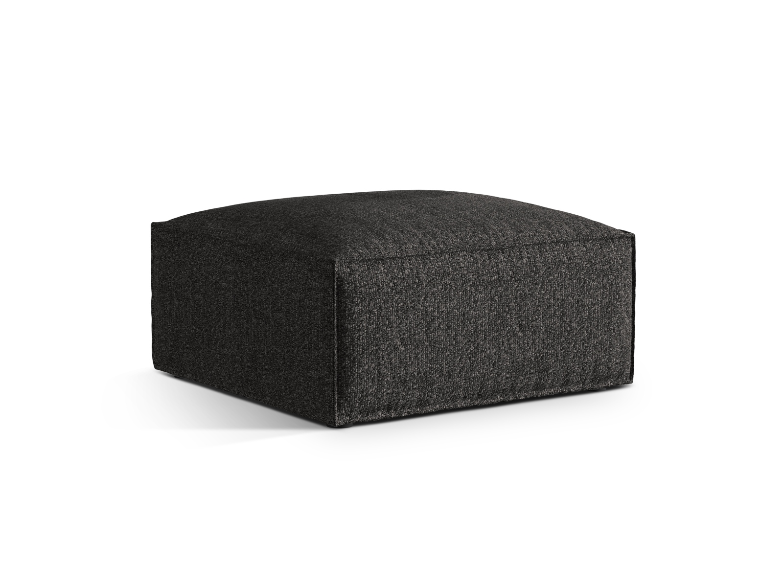 Boucle Pouf, "Nuria", 1 Seat, 85x85x45