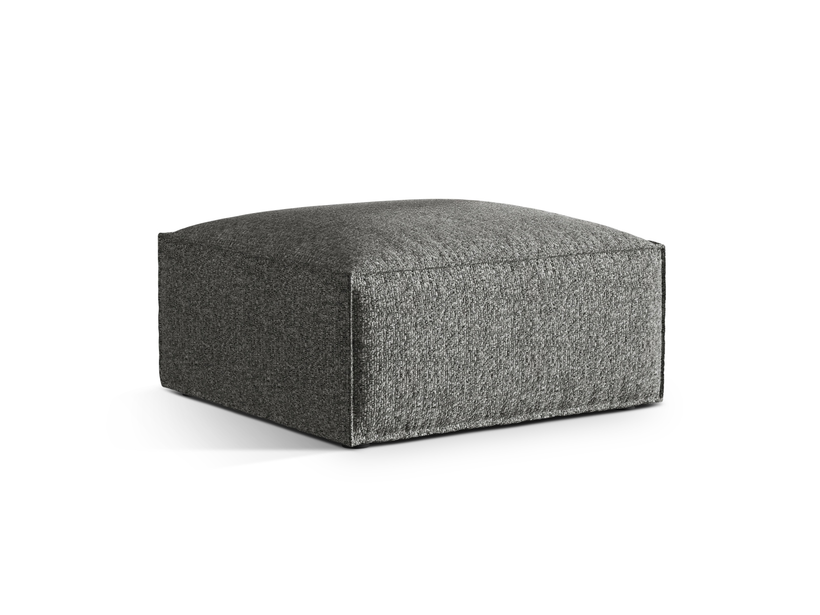 Boucle Pouf, "Nuria", 1 Seat, 85x85x45