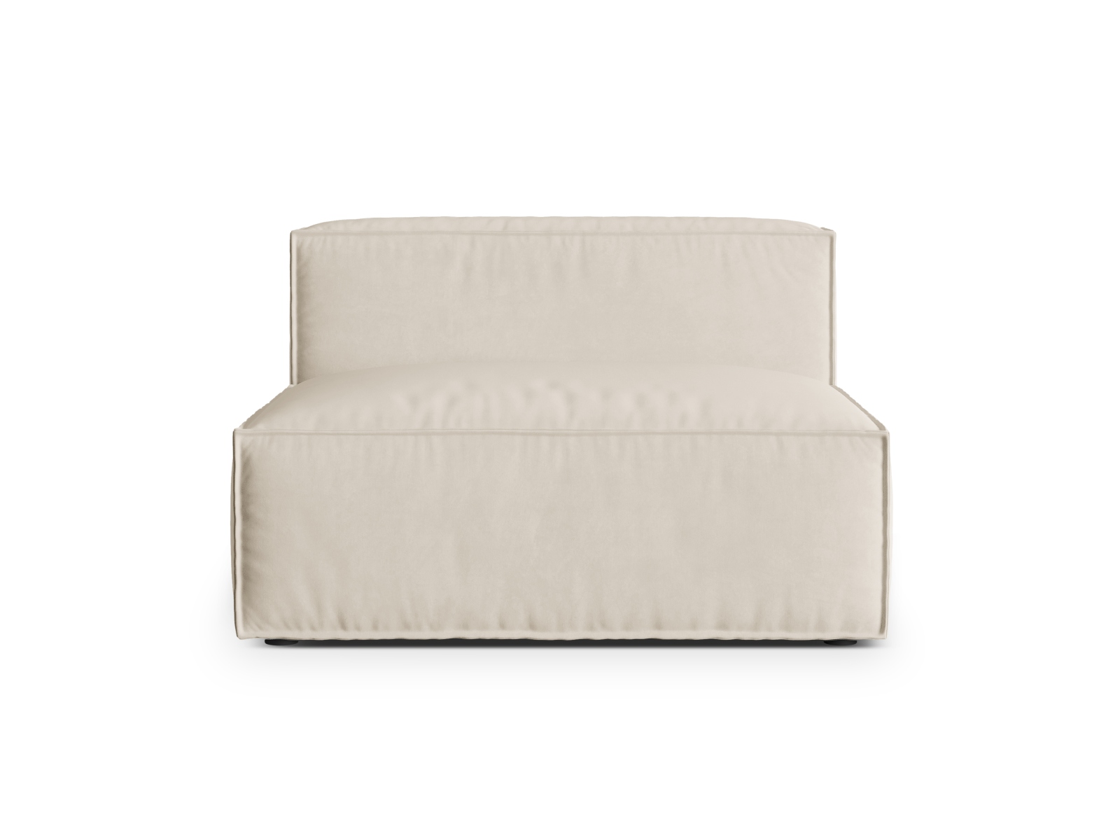 Velvet Modul Armless, "Nuria", 2 Seats, 120x110x72