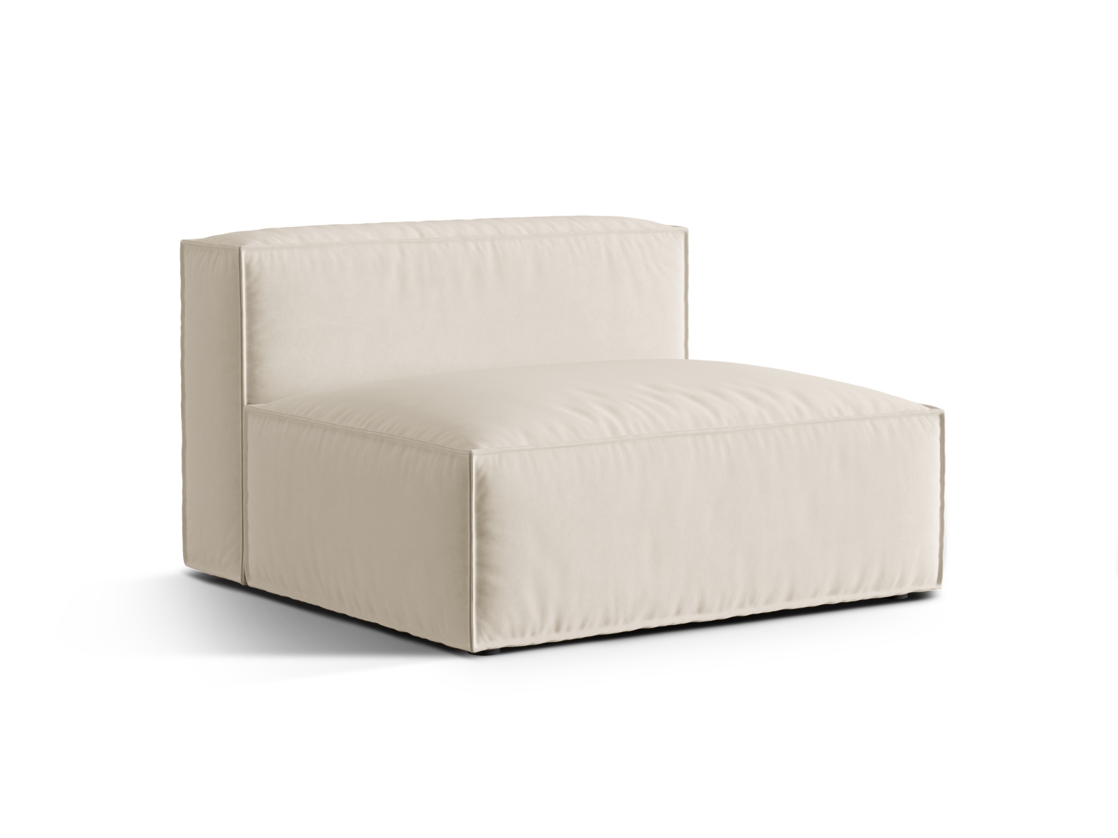 Velvet Modul Armless, "Nuria", 2 Seats, 120x110x72