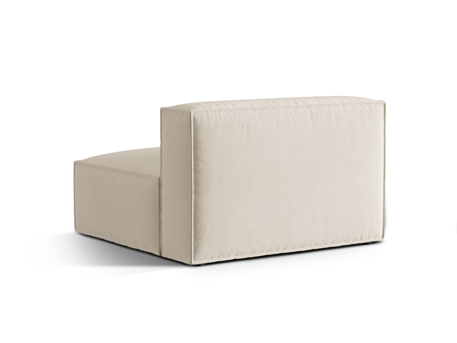 Velvet Modul Armless, "Nuria", 2 Seats, 120x110x72