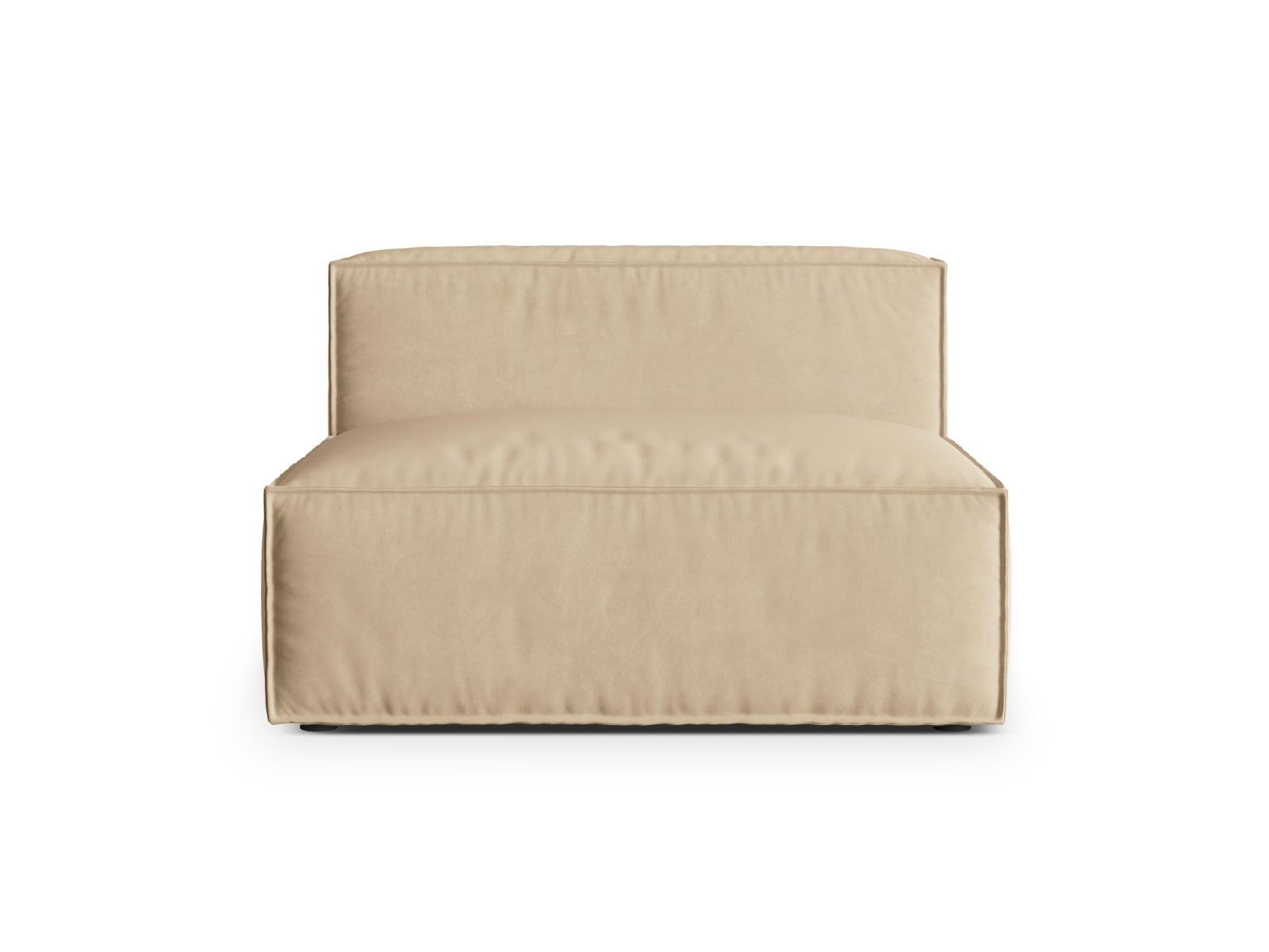 Velvet Modul Armless, "Nuria", 2 Seats, 120x110x72