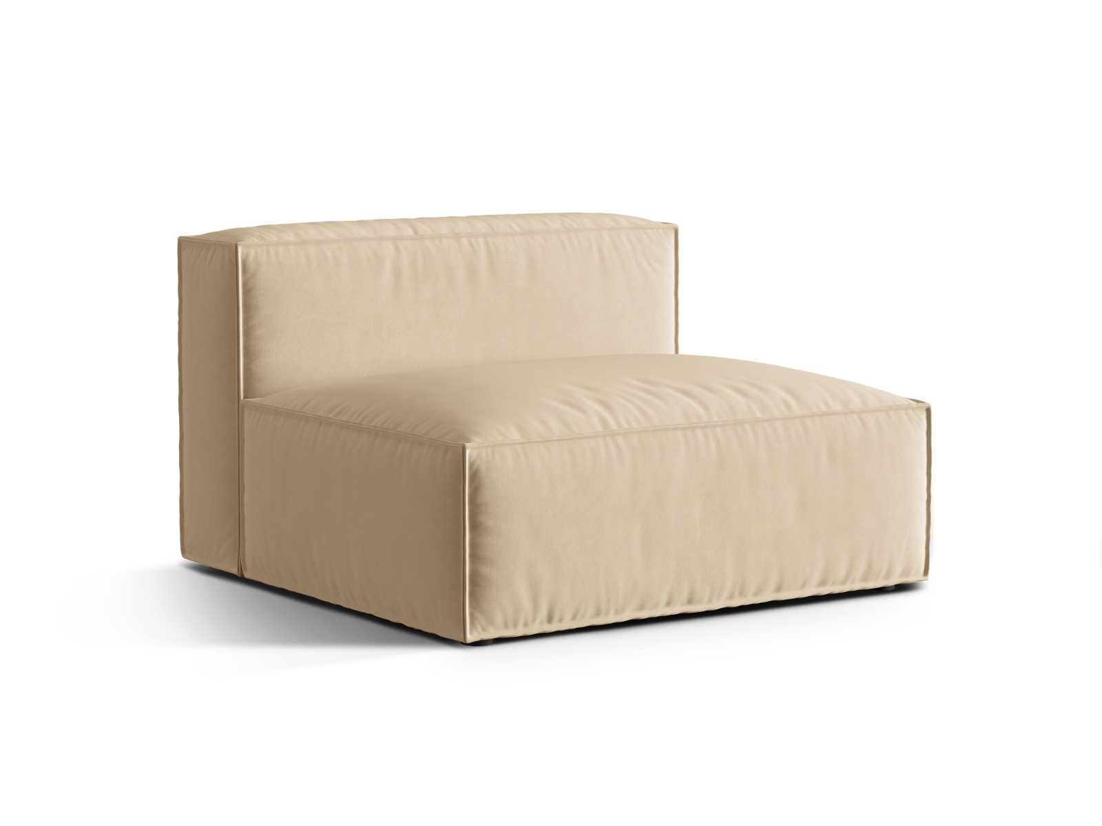 Velvet Modul Armless, "Nuria", 2 Seats, 120x110x72