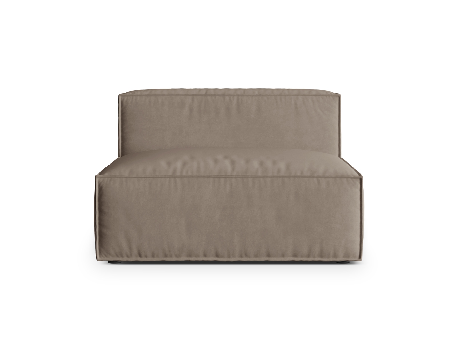 Velvet Modul Armless, "Nuria", 2 Seats, 120x110x72