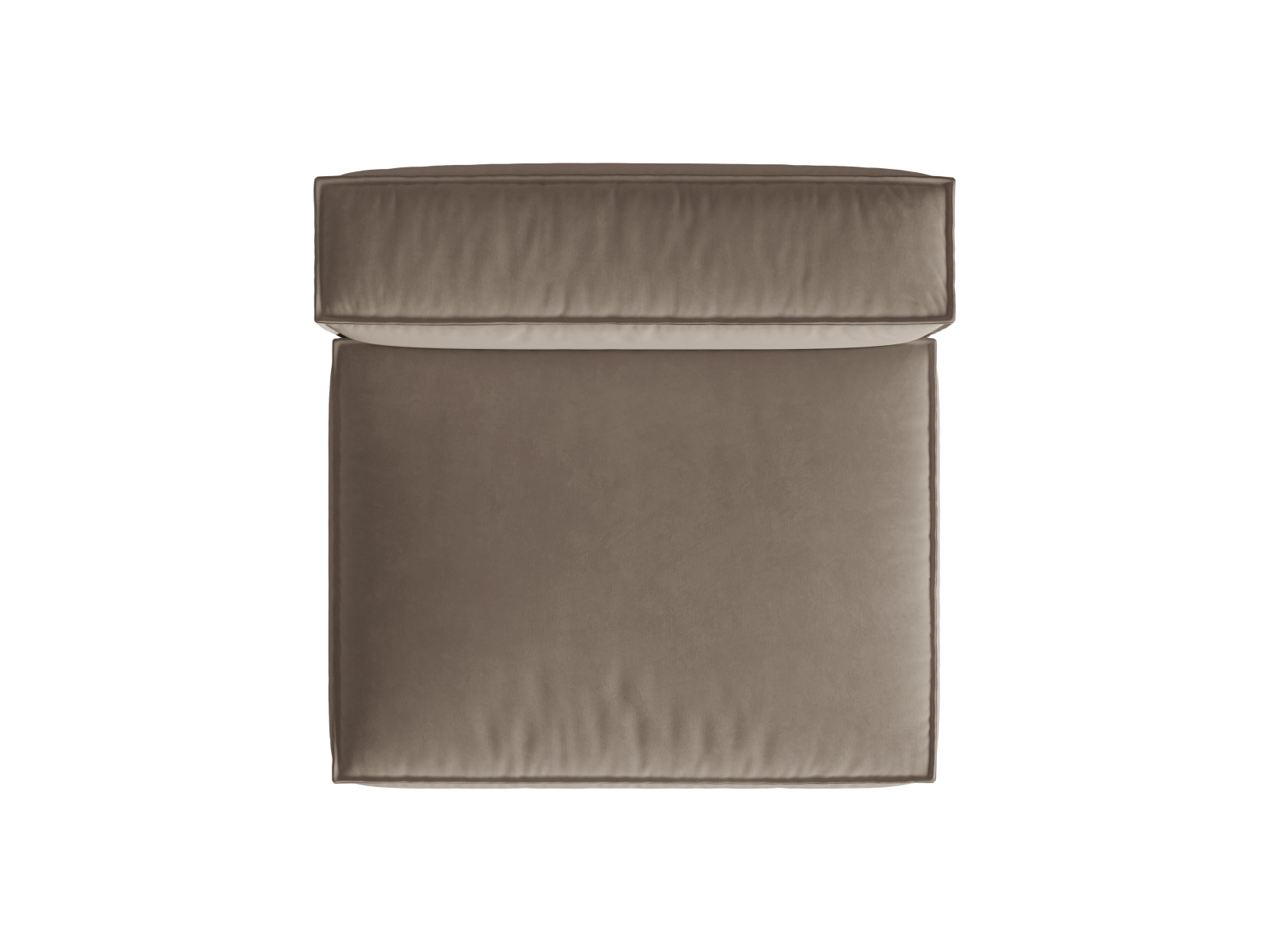 Velvet Modul Armless, "Nuria", 2 Seats, 120x110x72