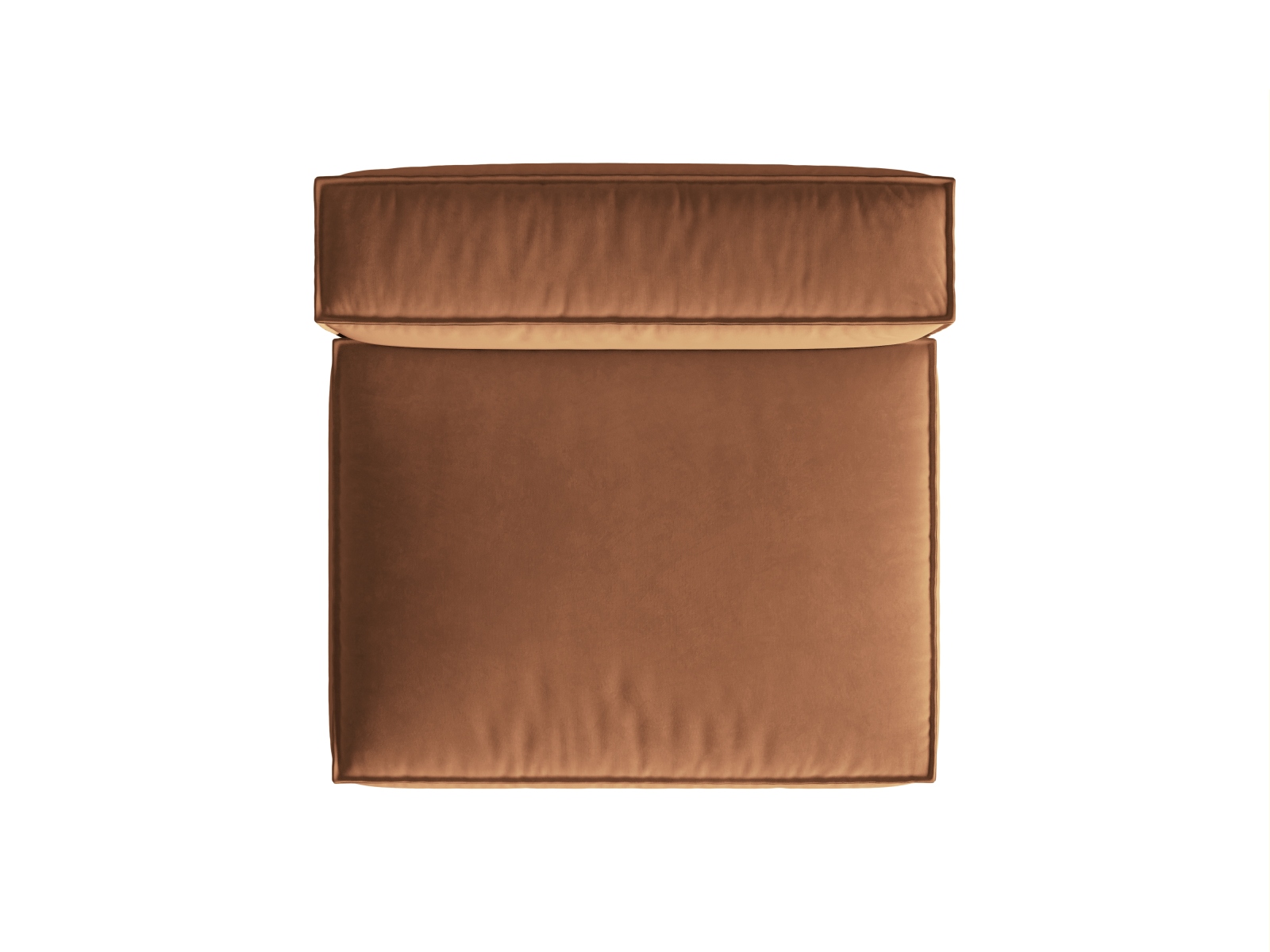 Velvet Modul Armless, "Nuria", 2 Seats, 120x110x72