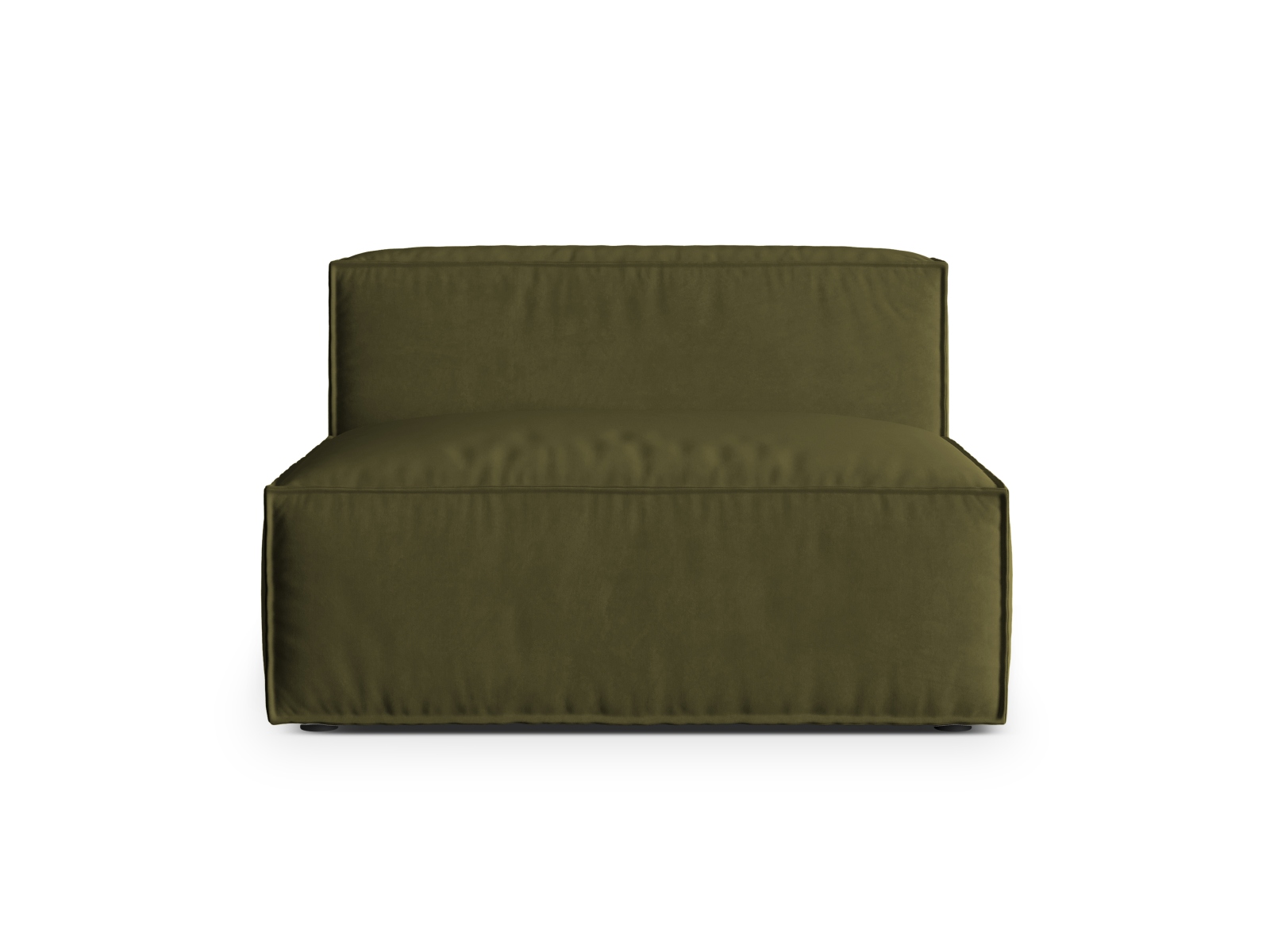 Velvet Modul Armless, "Nuria", 2 Seats, 120x110x72