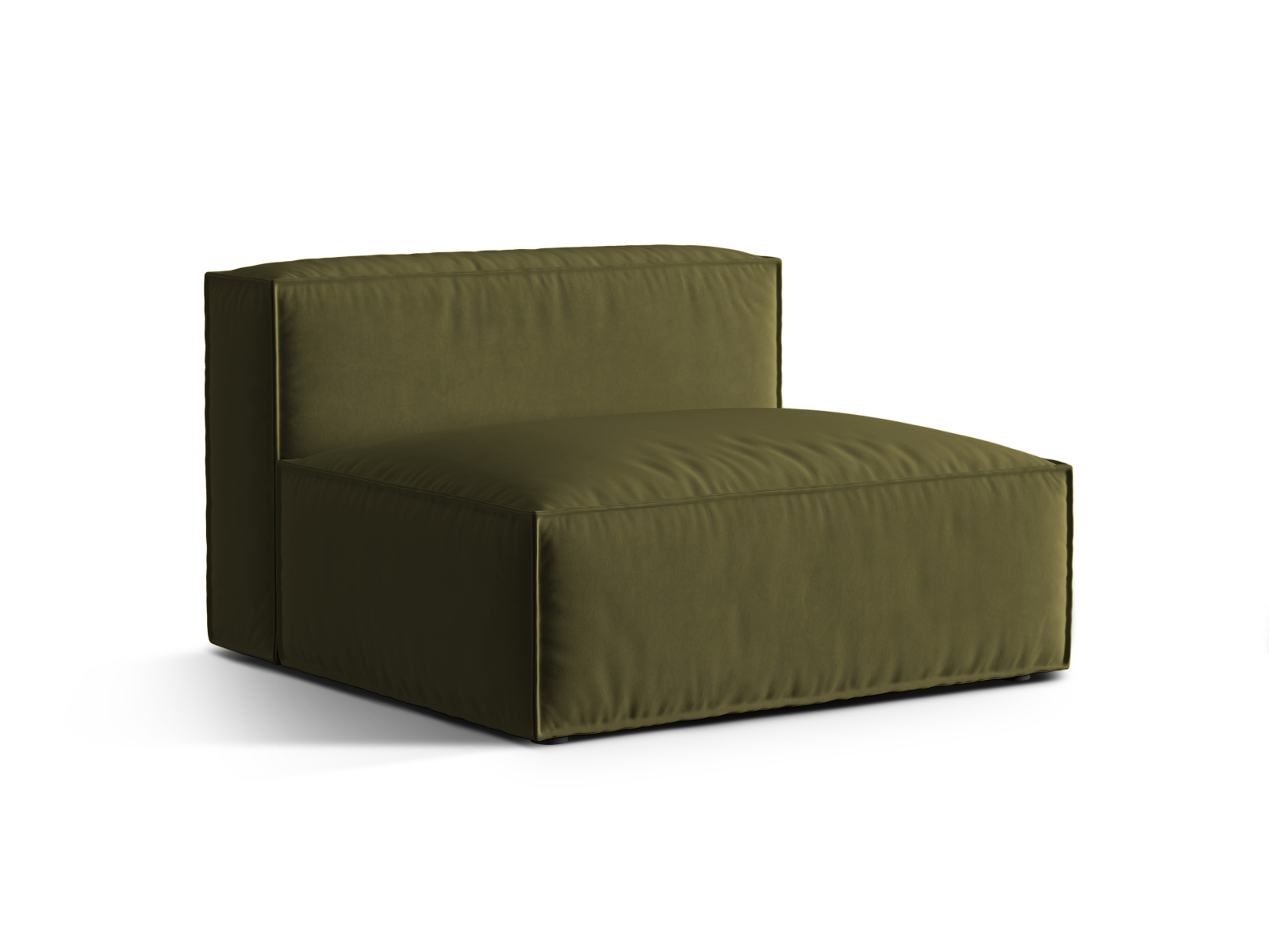 Velvet Modul Armless, "Nuria", 2 Seats, 120x110x72