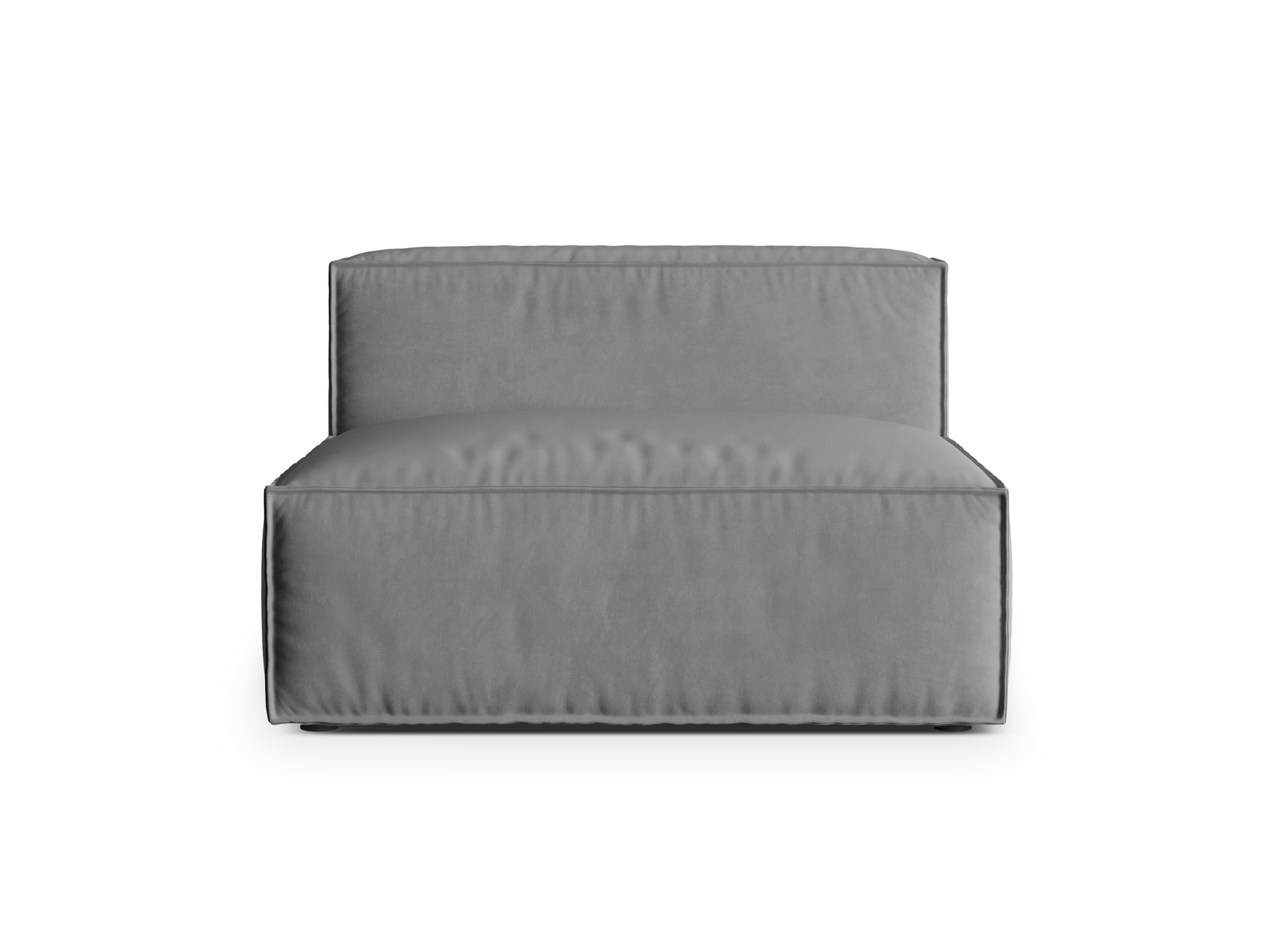 Velvet Modul Armless, "Nuria", 2 Seats, 120x110x72