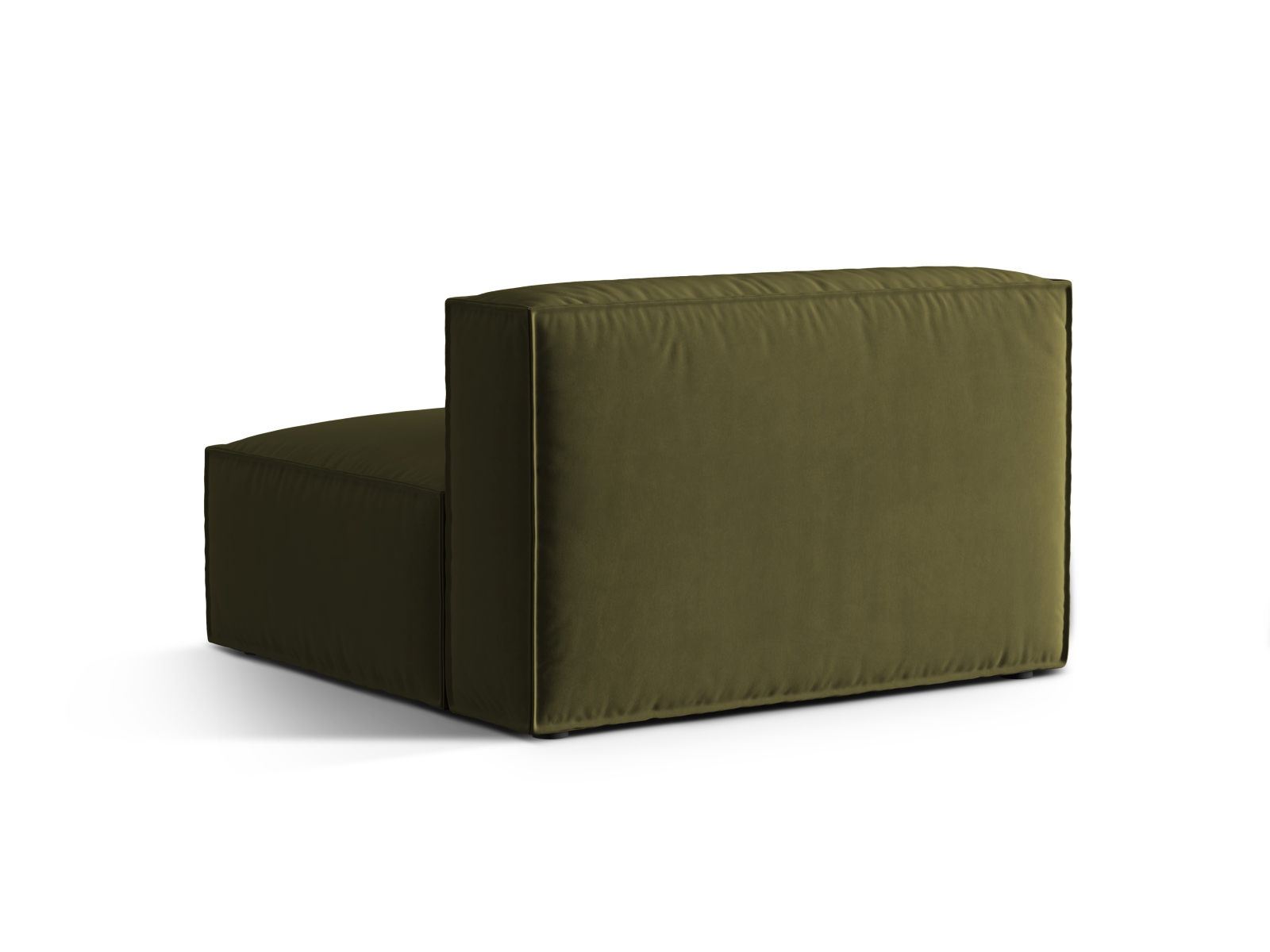 Velvet Modul Armless, "Nuria", 2 Seats, 120x110x72