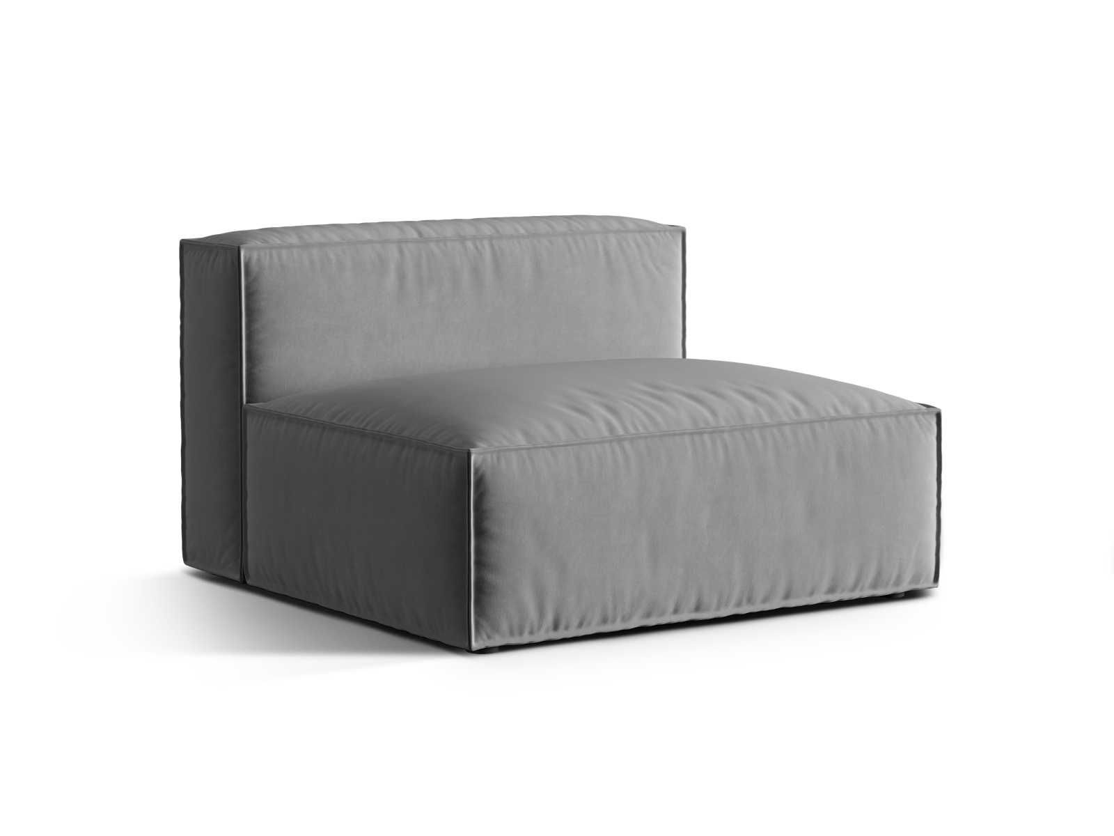 Velvet Modul Armless, "Nuria", 2 Seats, 120x110x72