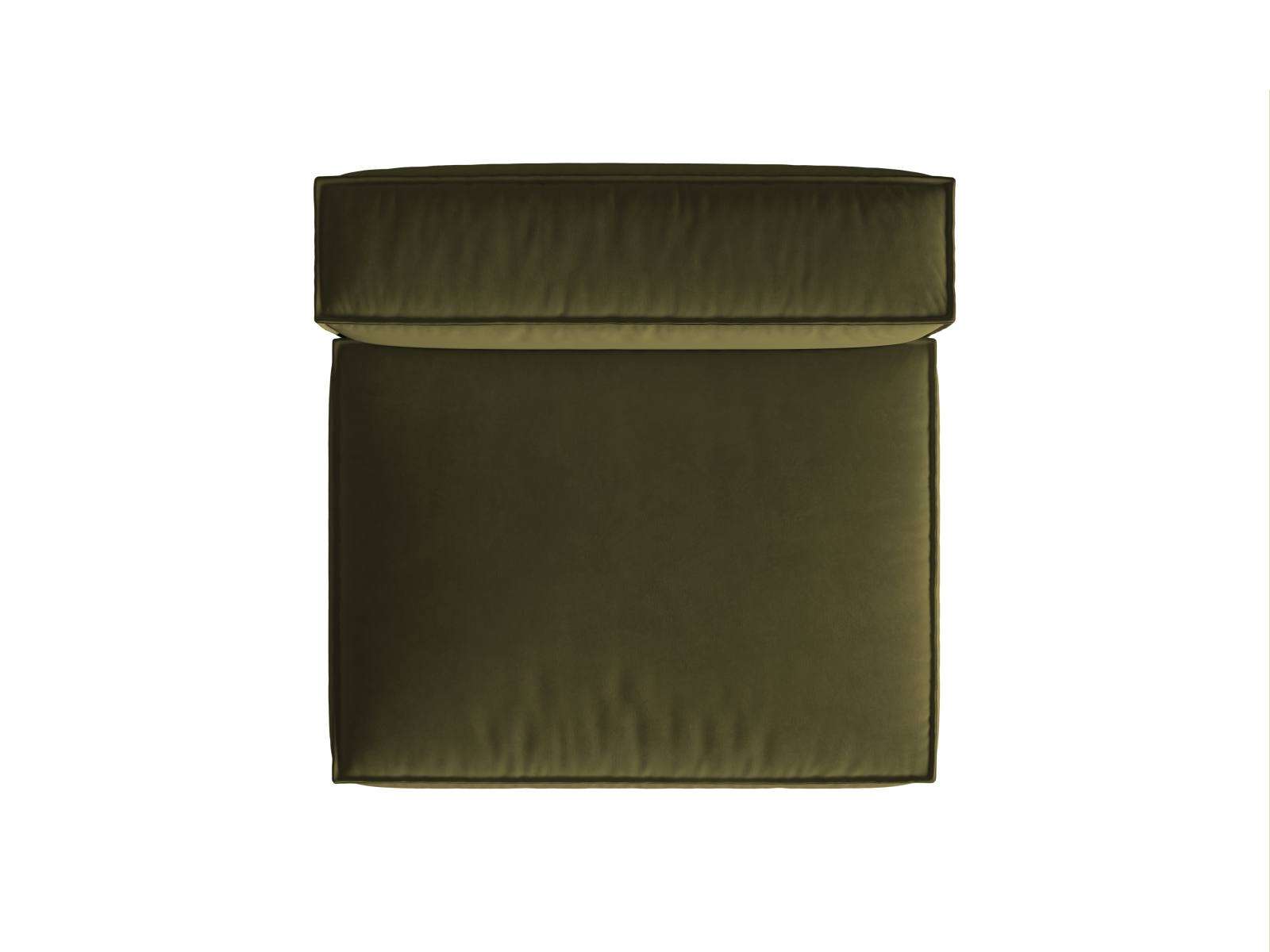 Velvet Modul Armless, "Nuria", 2 Seats, 120x110x72