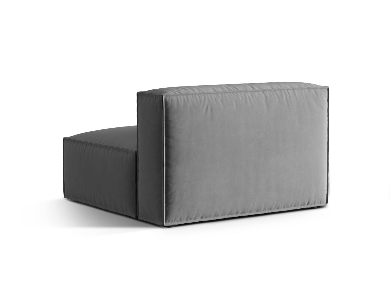 Velvet Modul Armless, "Nuria", 2 Seats, 120x110x72