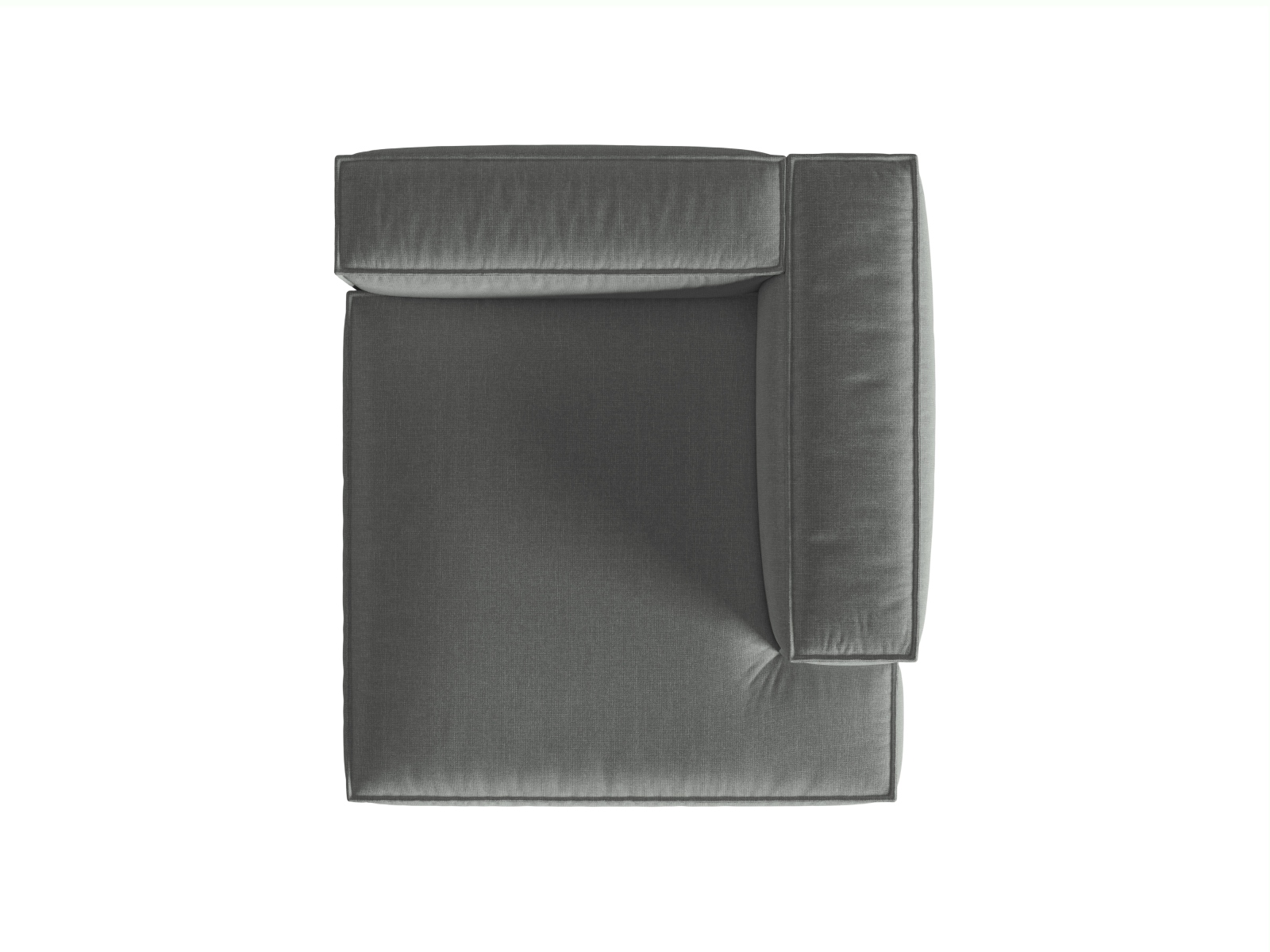 Chaise Longue Right, "Nuria", 1 Seat, 127x147x72