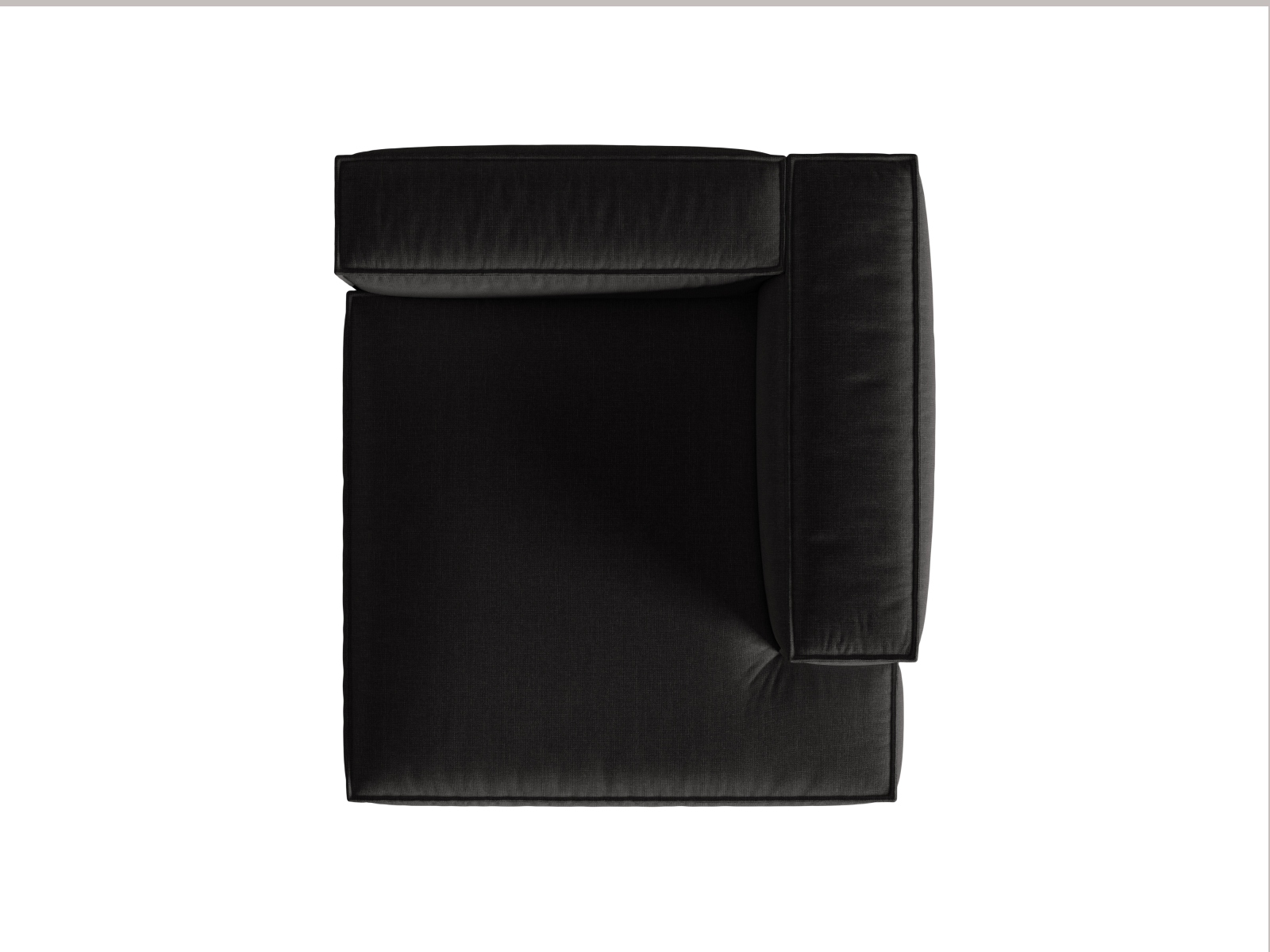 Chaise Longue Right, "Nuria", 1 Seat, 127x147x72