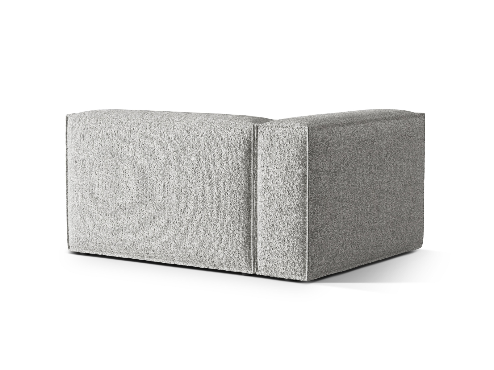 Boucle Left Modular Sofa, "Nuria", 2 Seats, 145x110x72