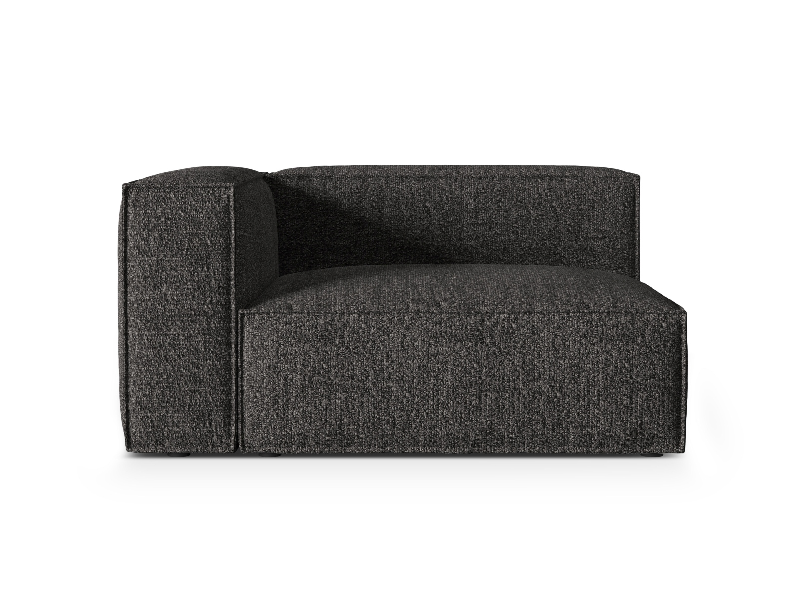 Boucle Left Modular Sofa, "Nuria", 2 Seats, 145x110x72
