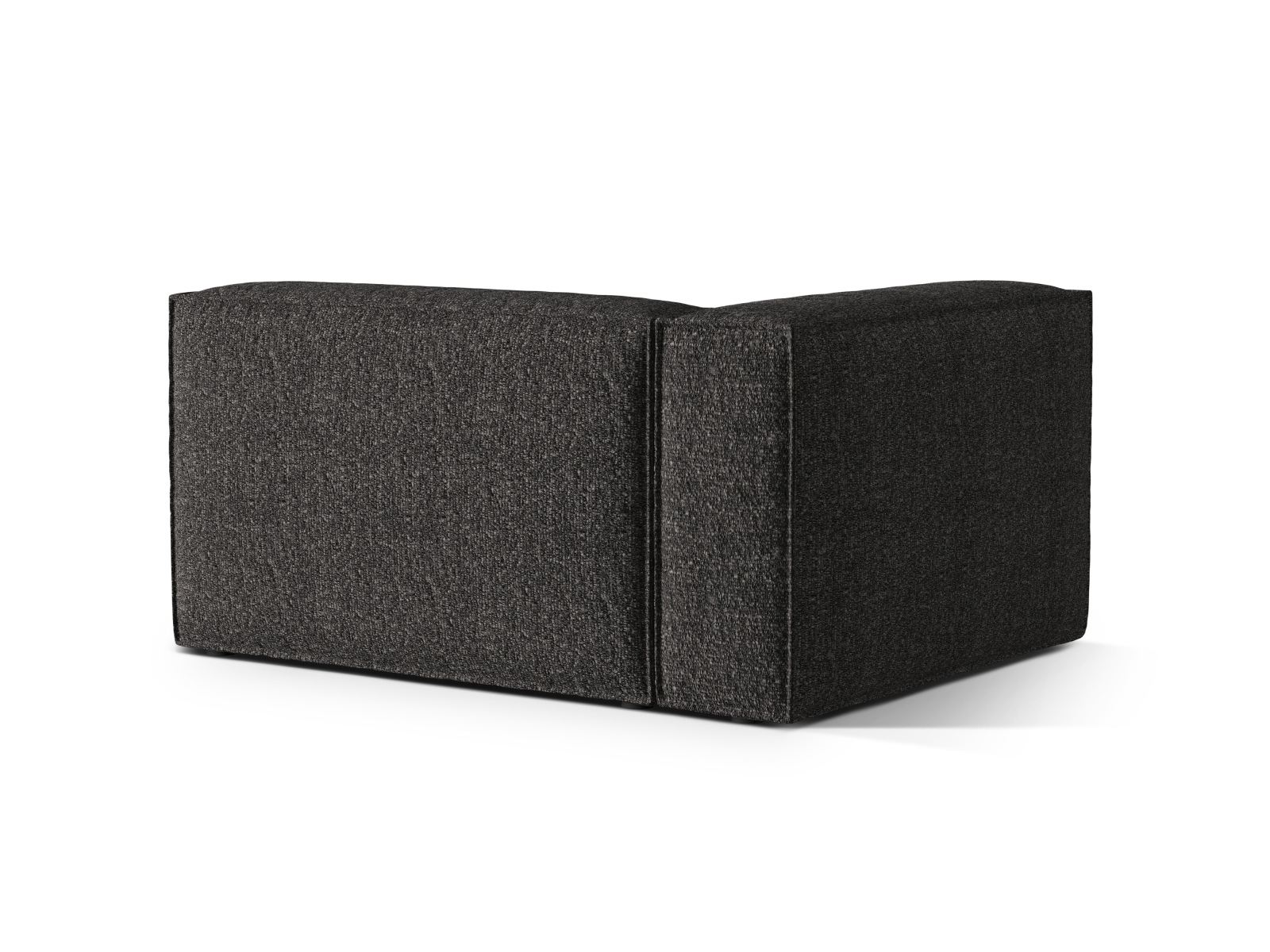 Boucle Left Modular Sofa, "Nuria", 2 Seats, 145x110x72