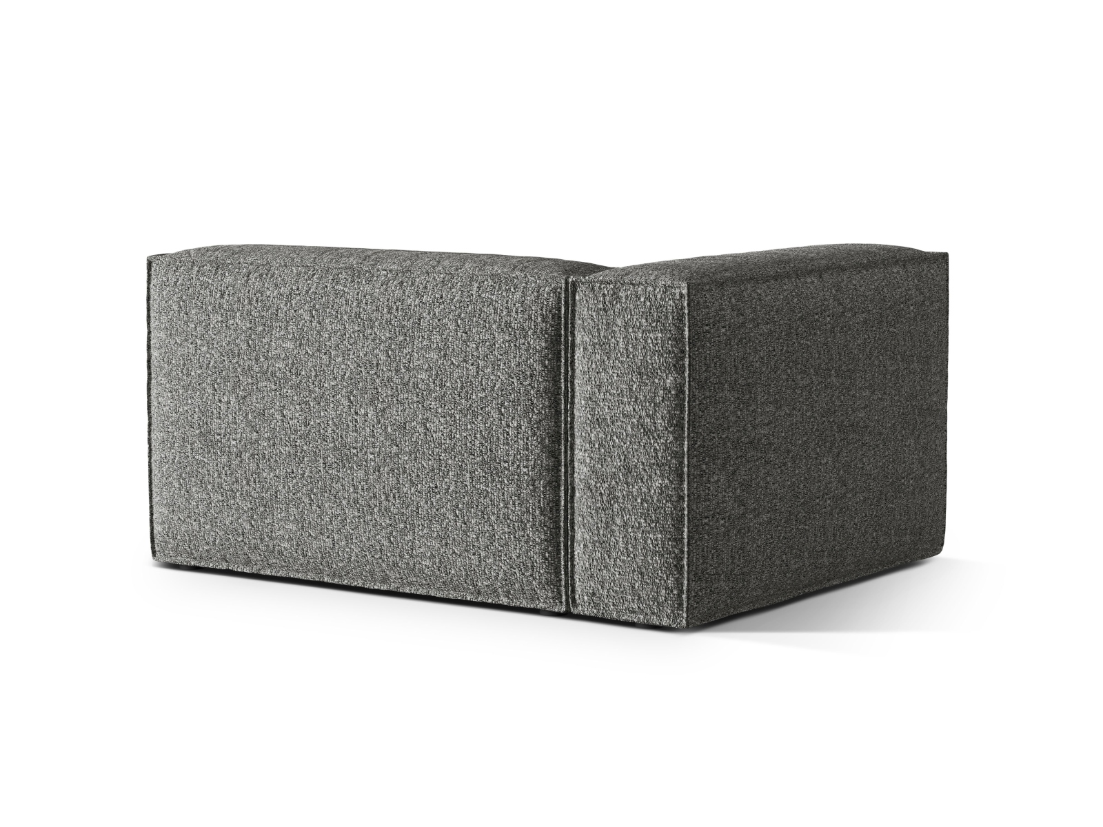 Boucle Left Modular Sofa, "Nuria", 2 Seats, 145x110x72