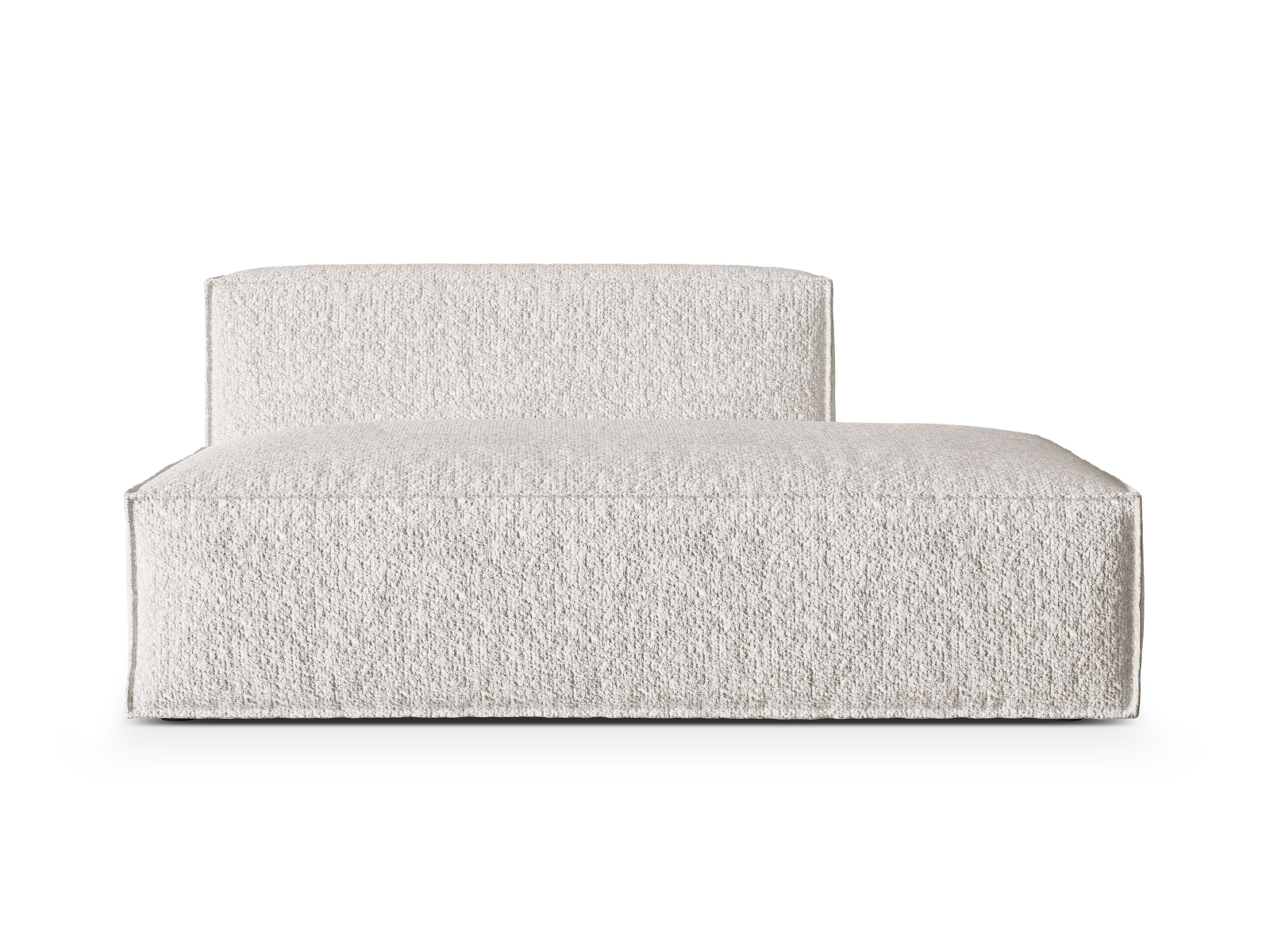 Boucle Right Modular Sofa, "Nuria", 3 Seats, 165x110x72