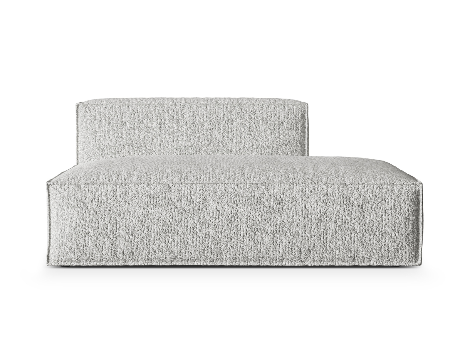 Boucle Right Modular Sofa, "Nuria", 3 Seats, 165x110x72