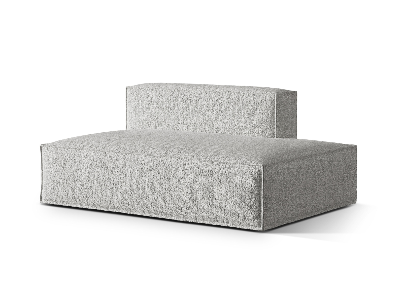 Boucle Right Modular Sofa, "Nuria", 3 Seats, 165x110x72