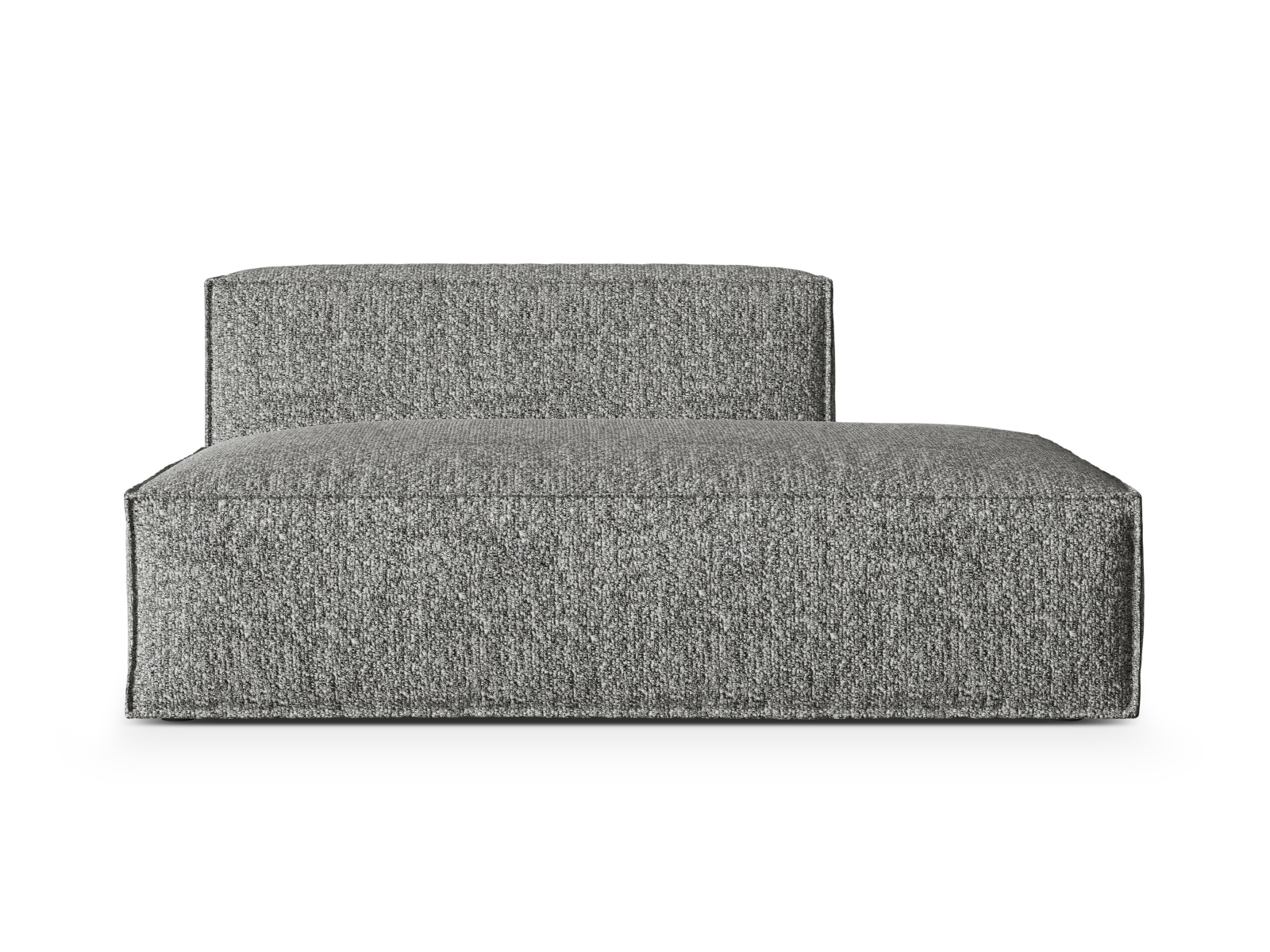Boucle Right Modular Sofa, "Nuria", 3 Seats, 165x110x72