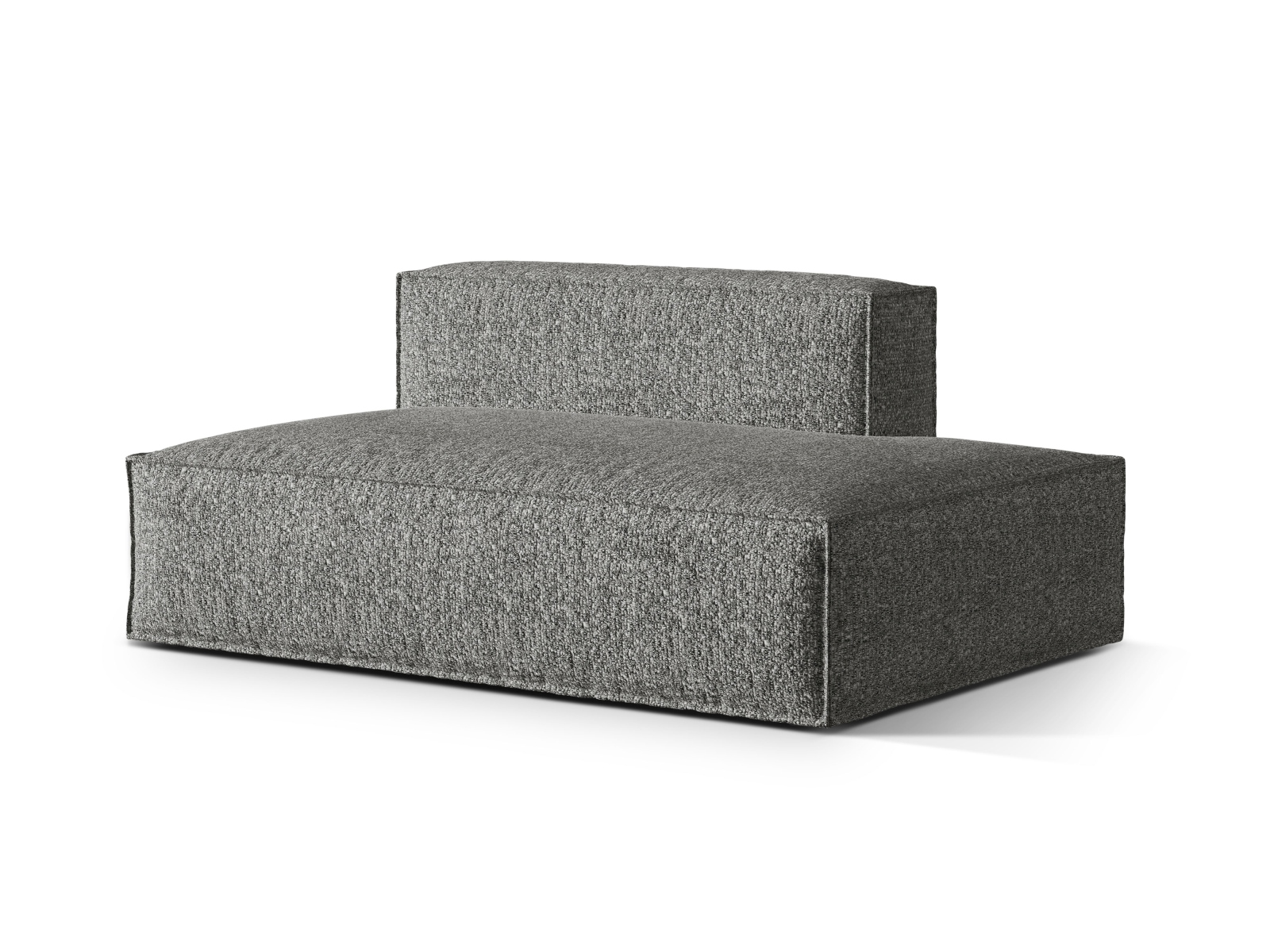 Boucle Right Modular Sofa, "Nuria", 3 Seats, 165x110x72