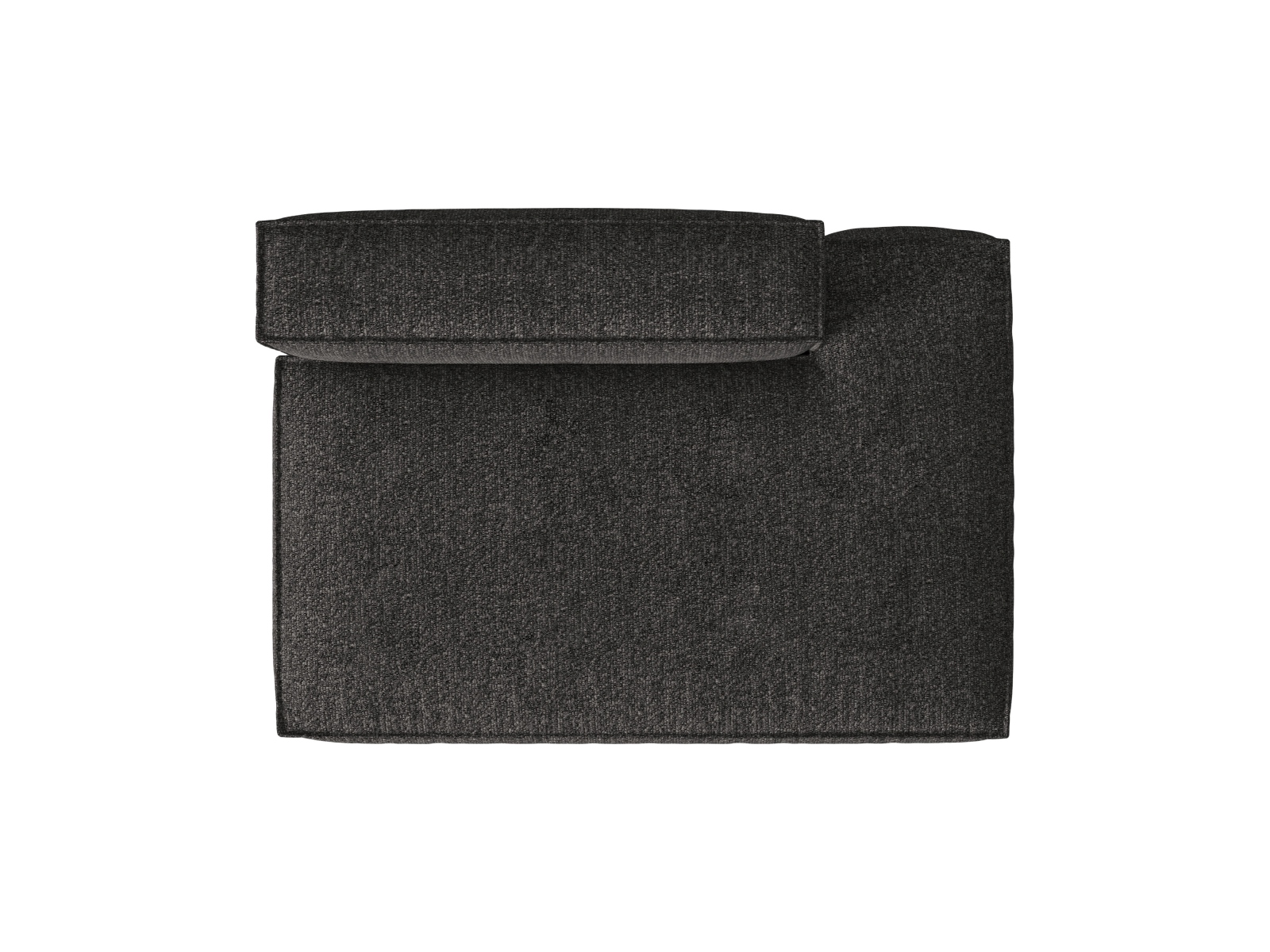Boucle Right Modular Sofa, "Nuria", 3 Seats, 165x110x72
