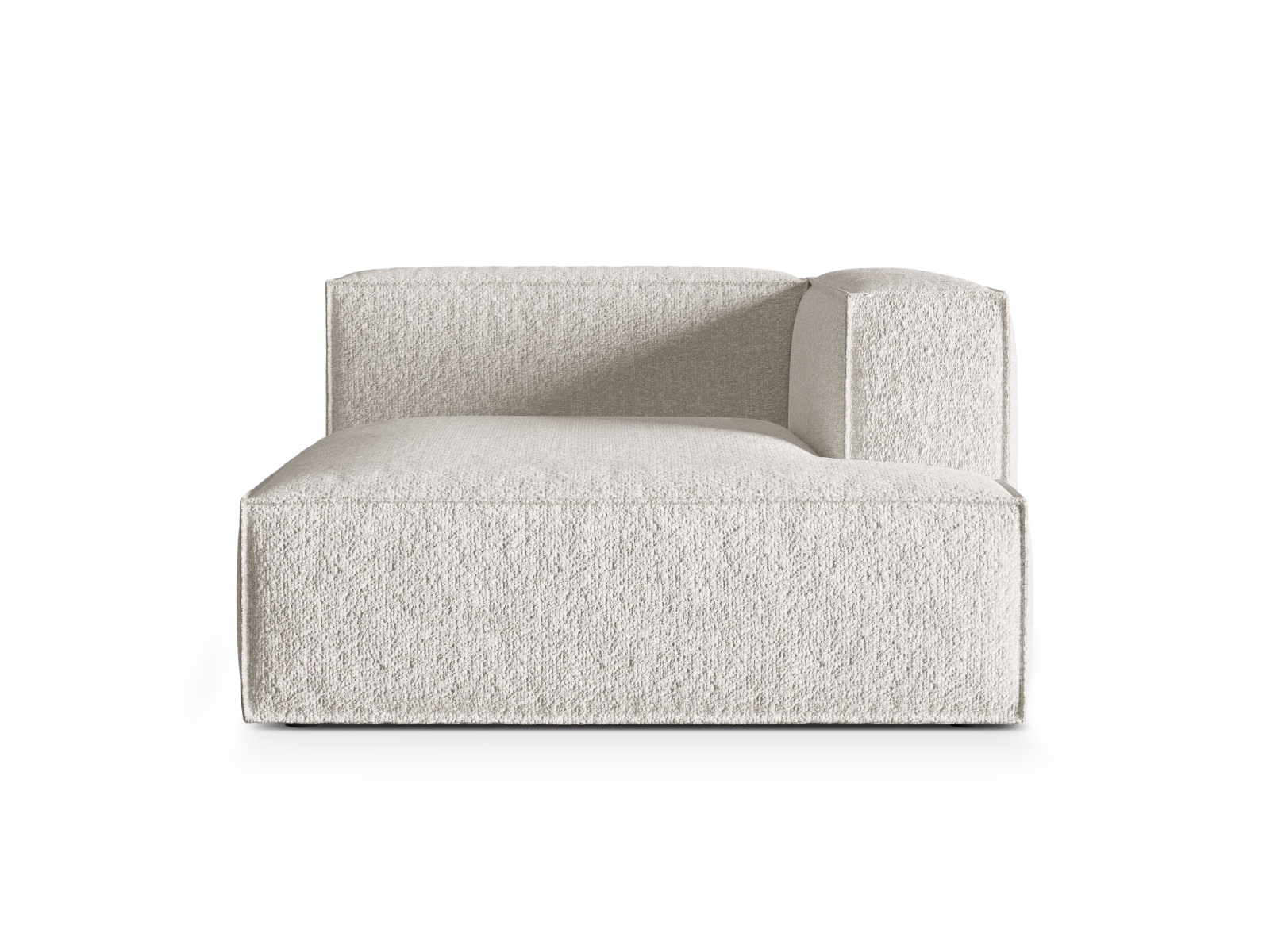 Boucle Chaise Longue Right, "Nuria", 1 Seat, 127x147x72