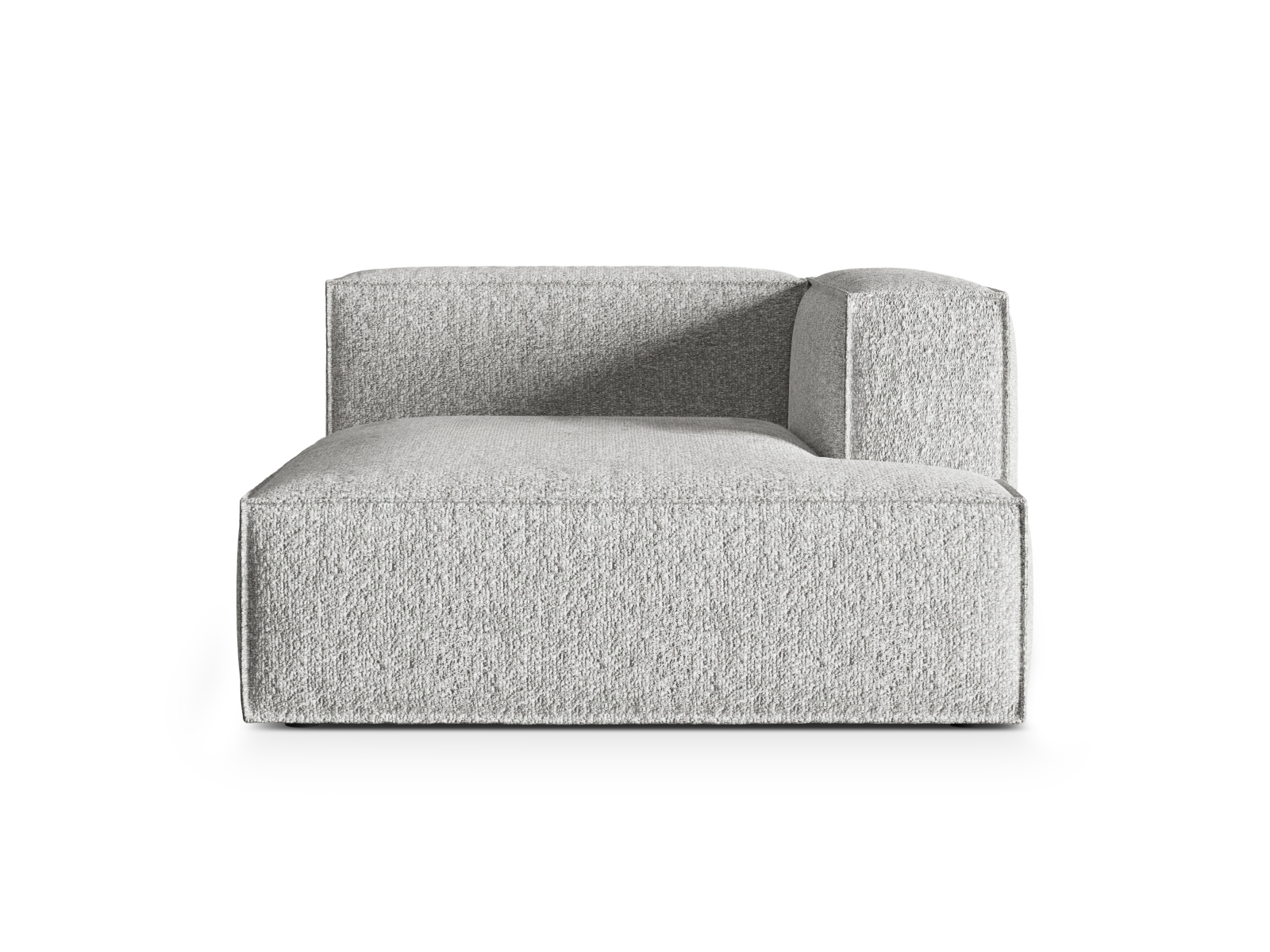 Boucle Chaise Longue Right, "Nuria", 1 Seat, 127x147x72
