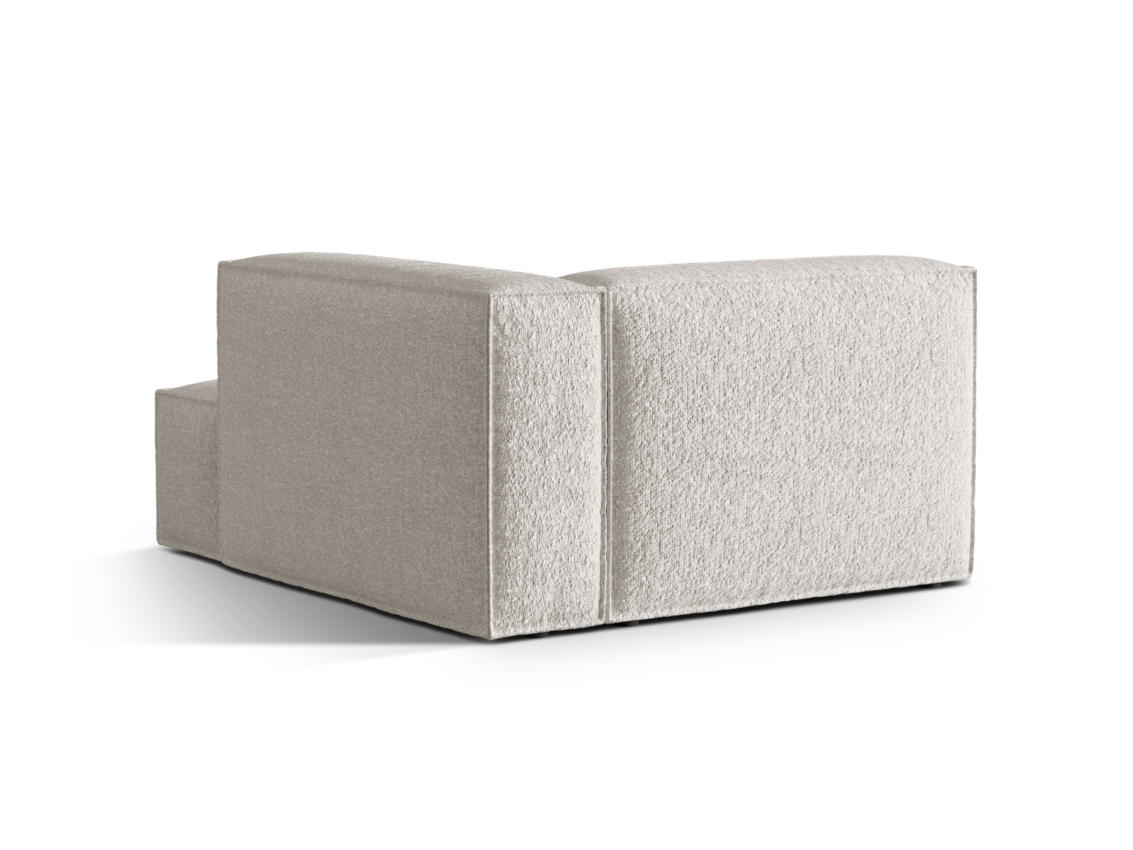 Boucle Chaise Longue Right, "Nuria", 1 Seat, 127x147x72