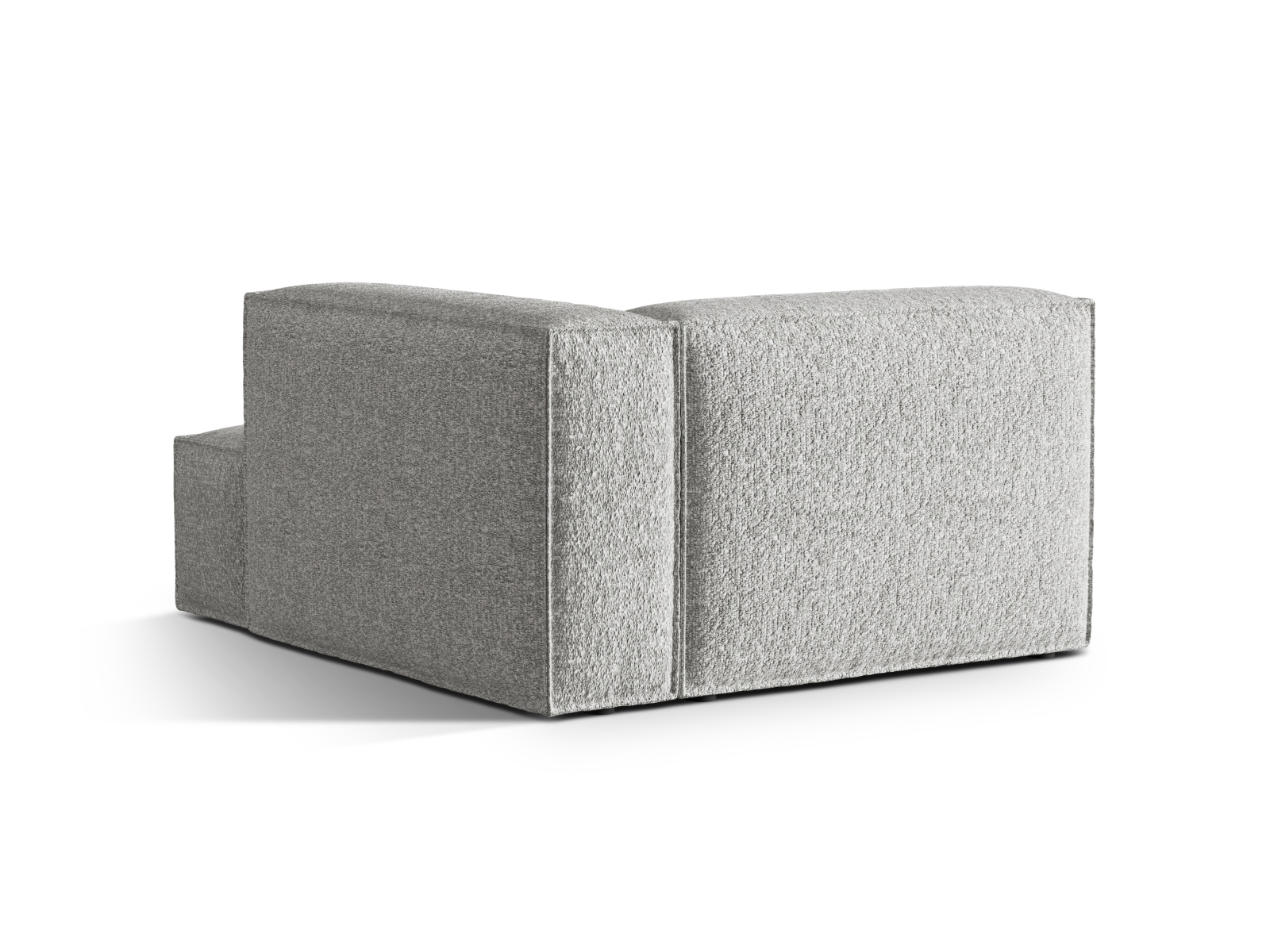 Boucle Chaise Longue Right, "Nuria", 1 Seat, 127x147x72